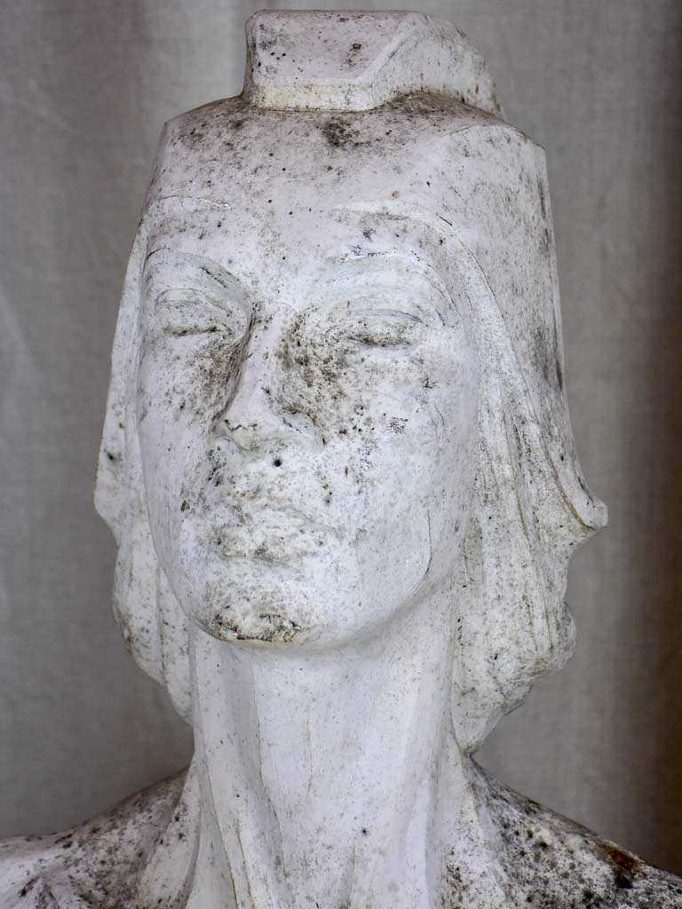 Vintage French sculpture of Marianne - symbol of the French republic