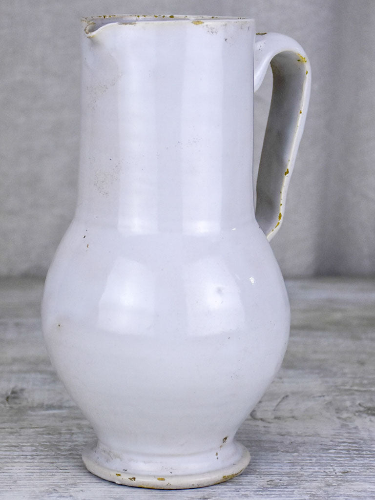 19th Century French faience pitcher from Varages