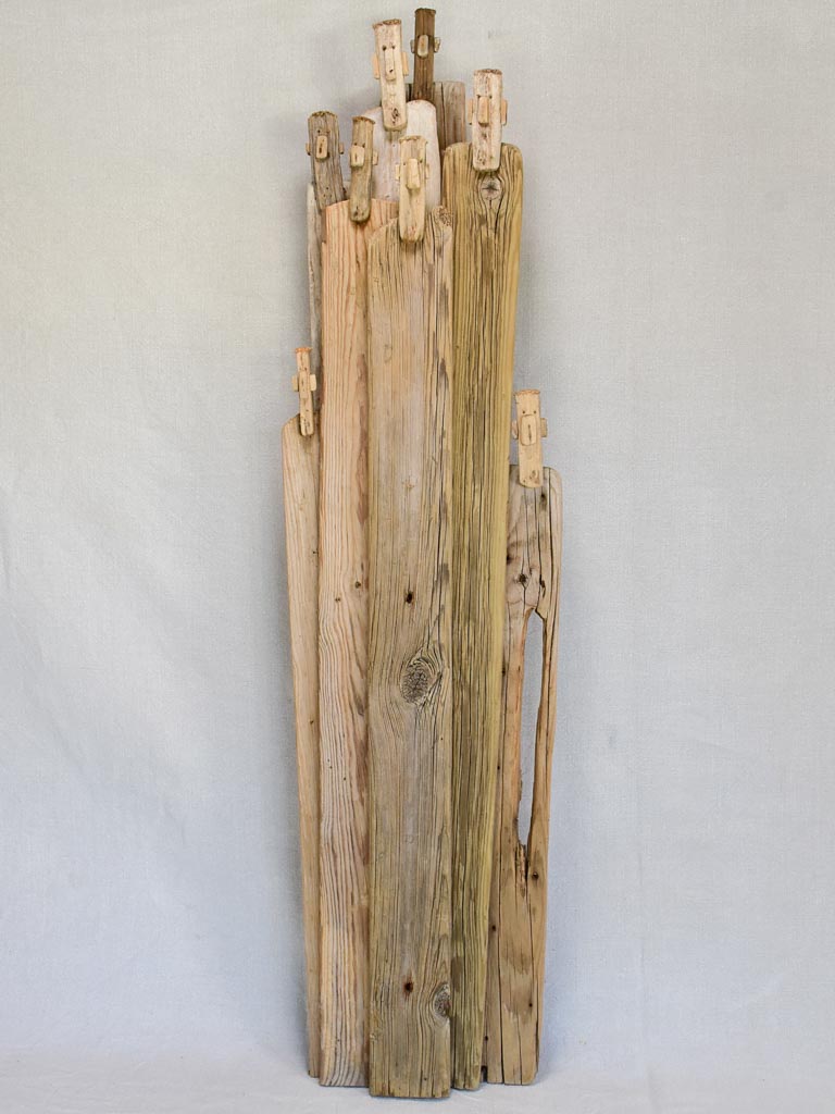 Artisan made totem sculpture driftwood camargue - large Jean Pierre Dreano 44"