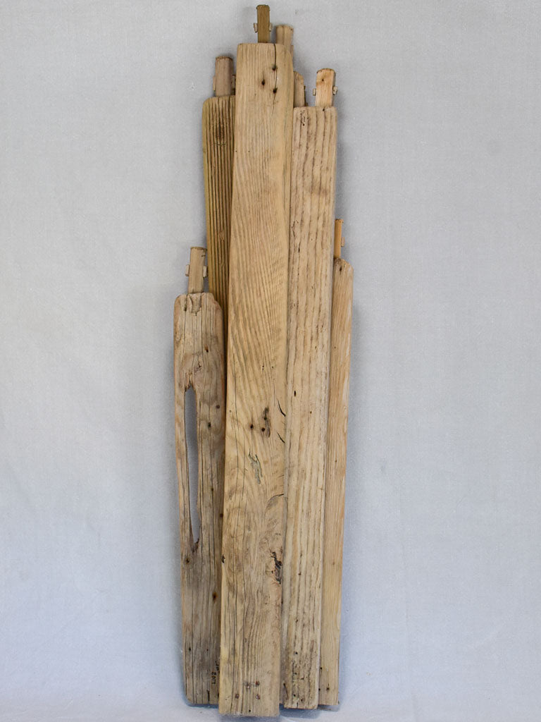 Artisan made totem sculpture driftwood camargue - large Jean Pierre Dreano 44"