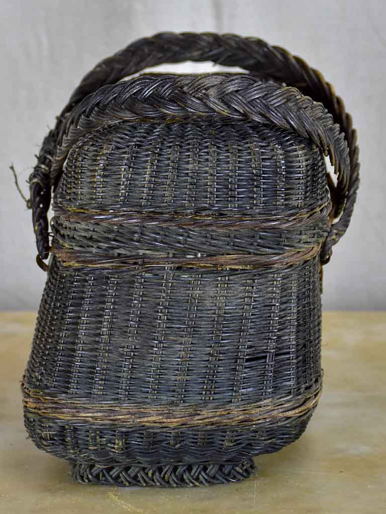 19th Century French woven market basket