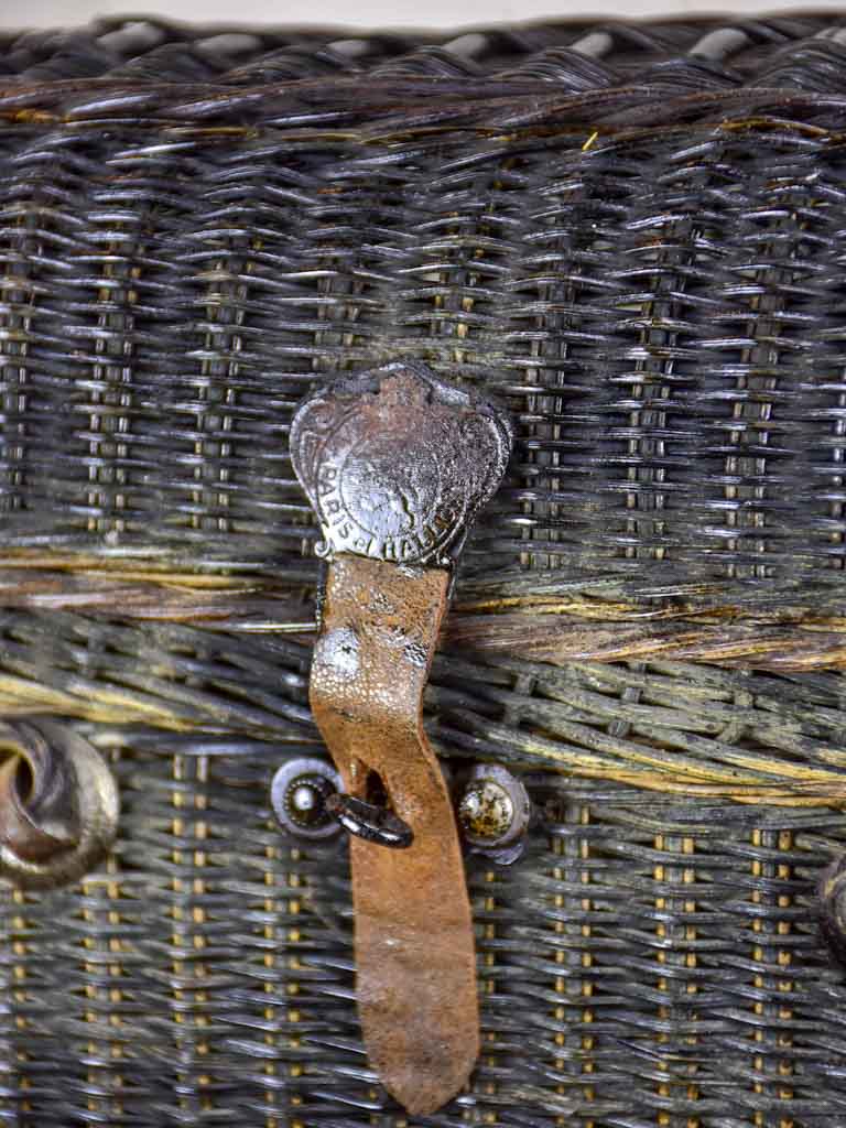 19th Century French woven market basket