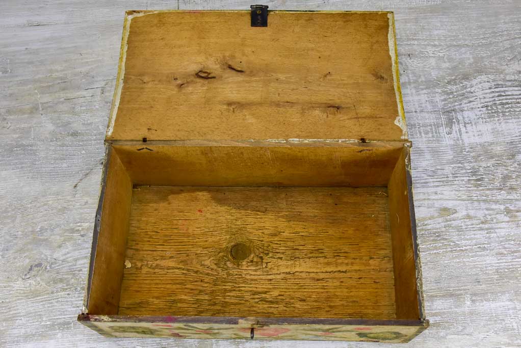 18th Century hand painted French marriage chest