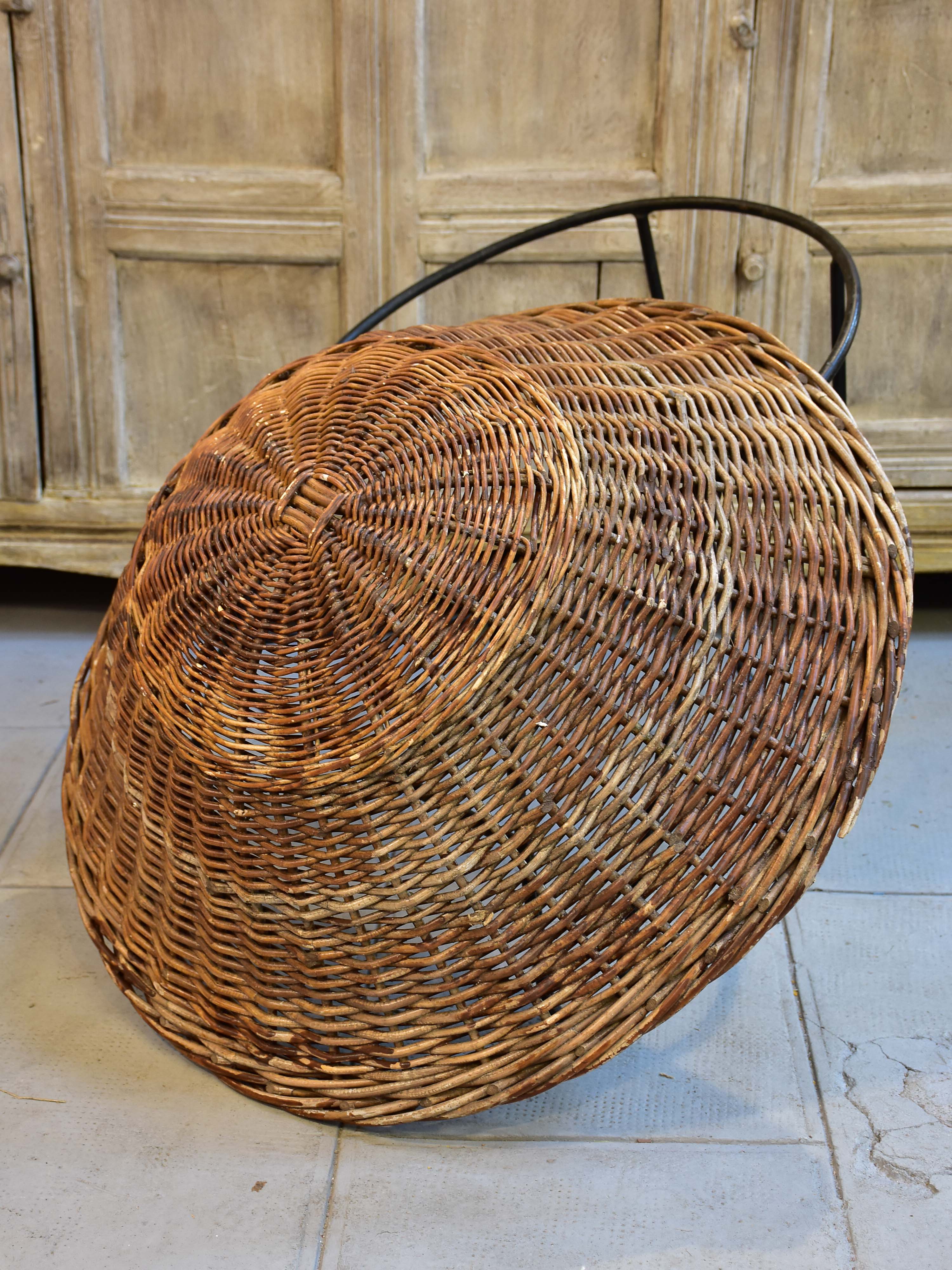 1960's wicker chairs - pair