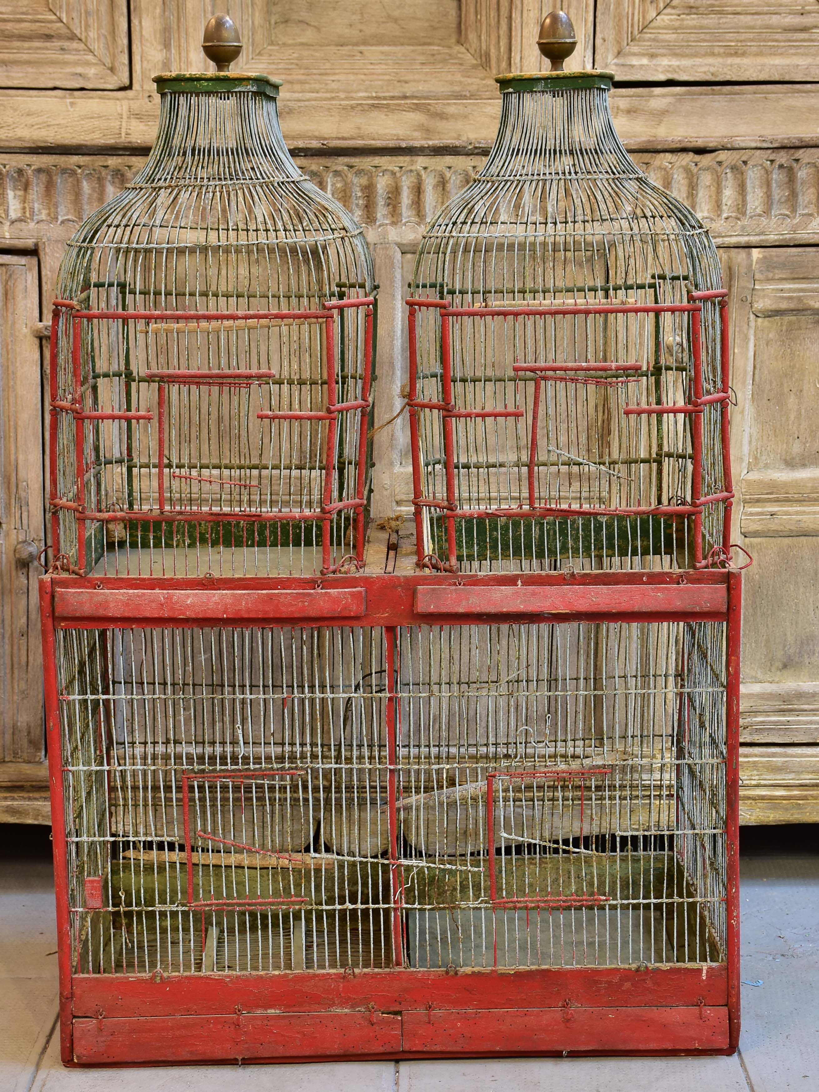 Rustic 19th century French birdcage