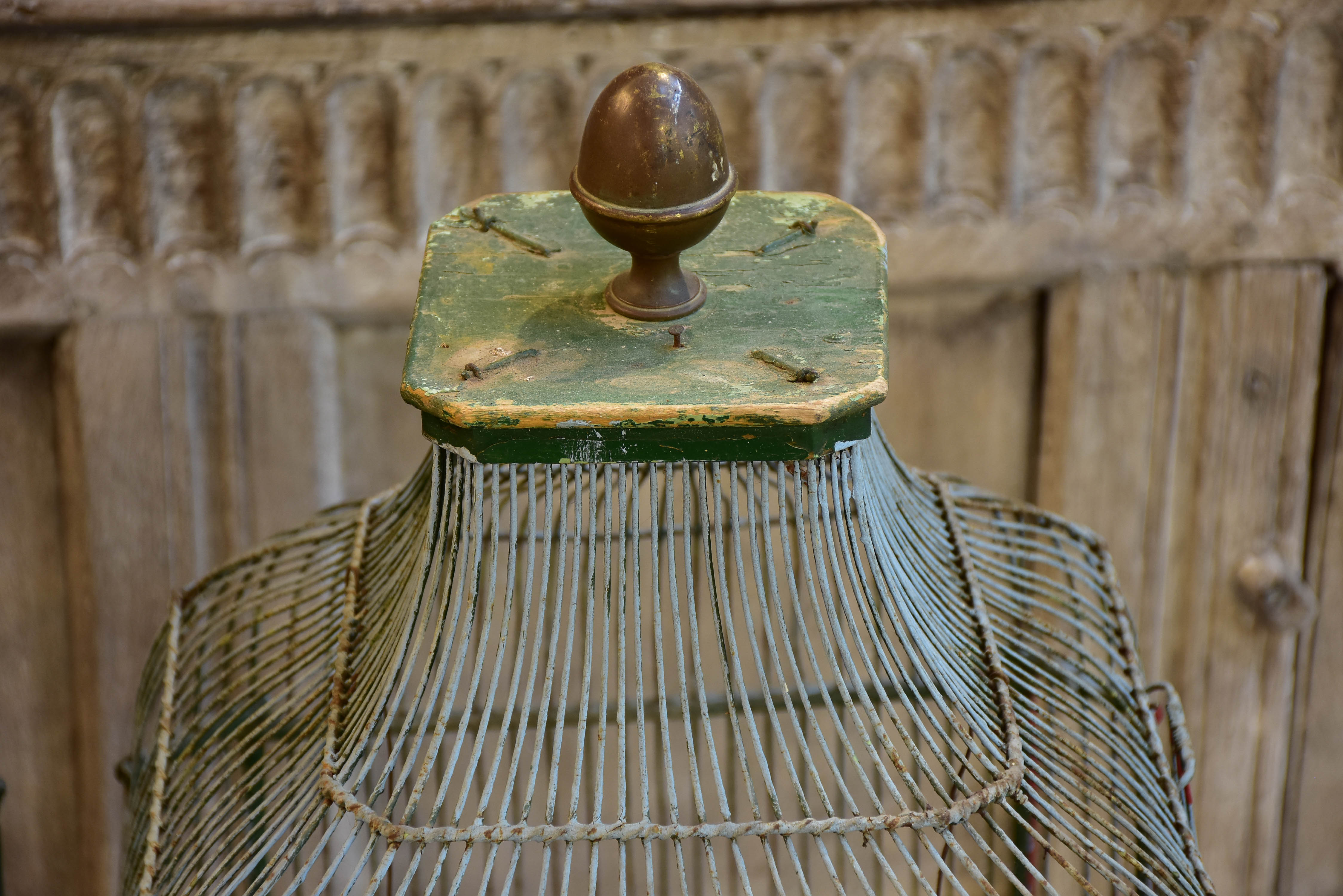 Rustic 19th century French birdcage