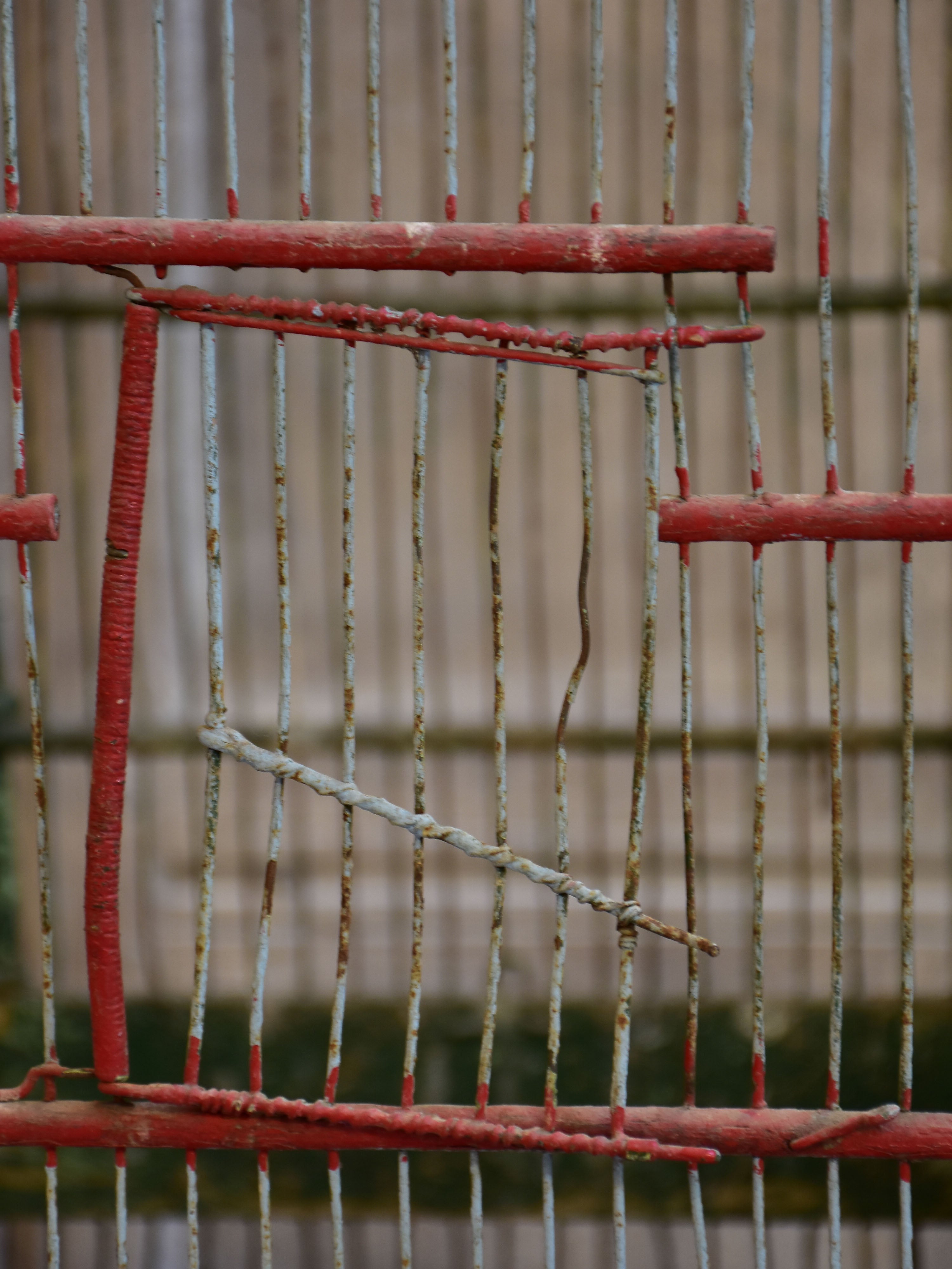 Rustic 19th century French birdcage