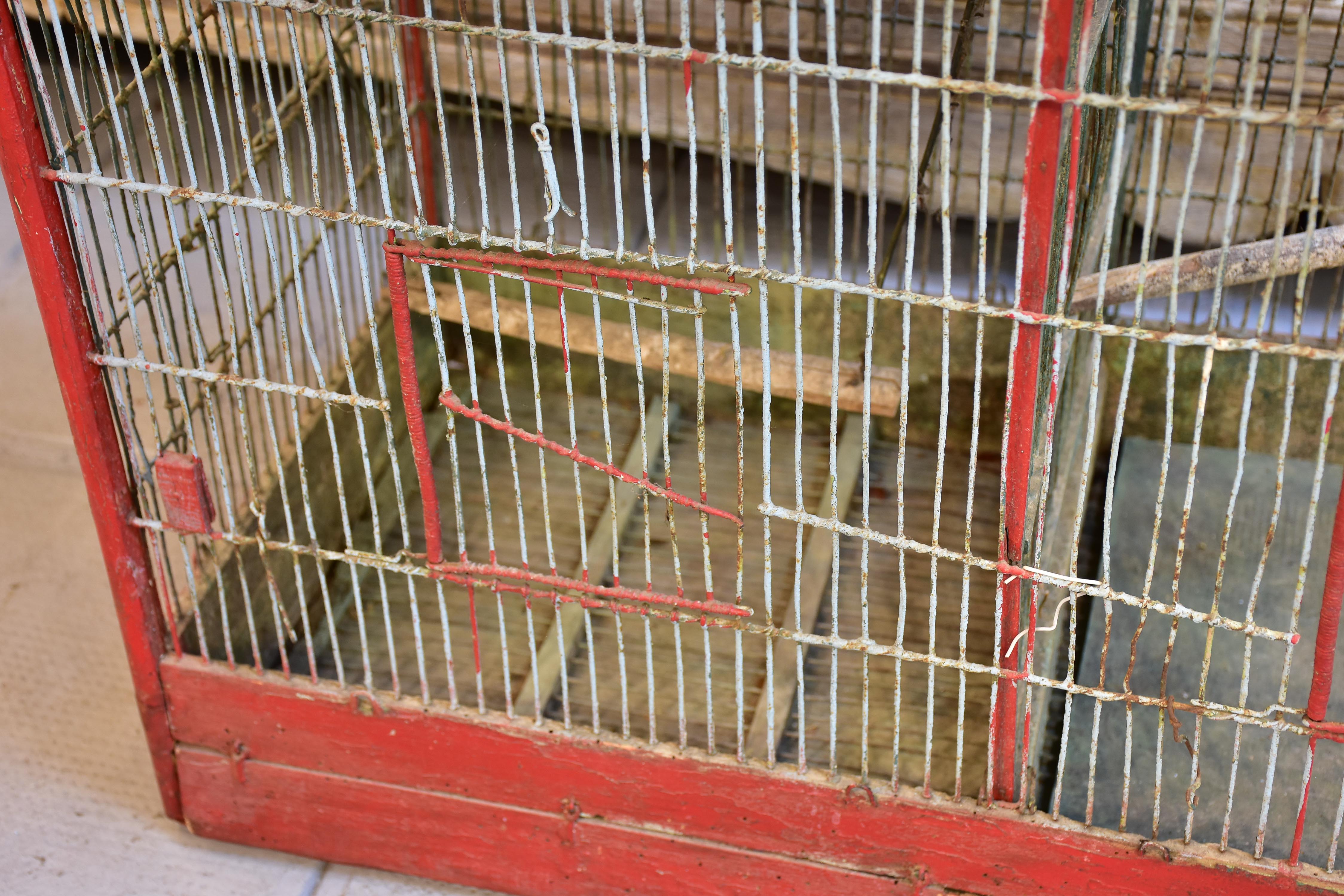 Rustic 19th century French birdcage