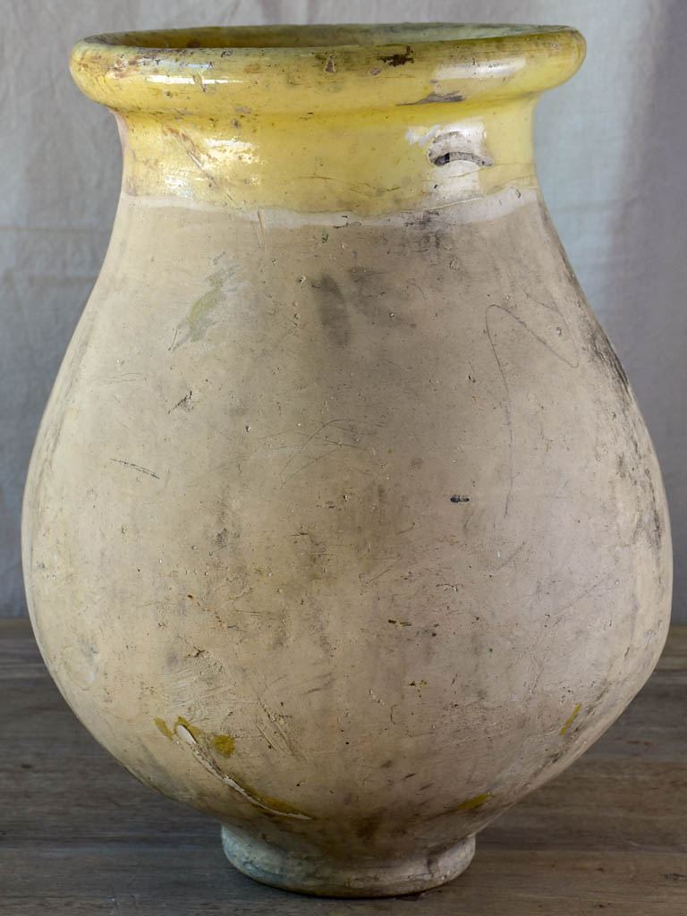 Small 19th Century French Biot olive jar 21¼"