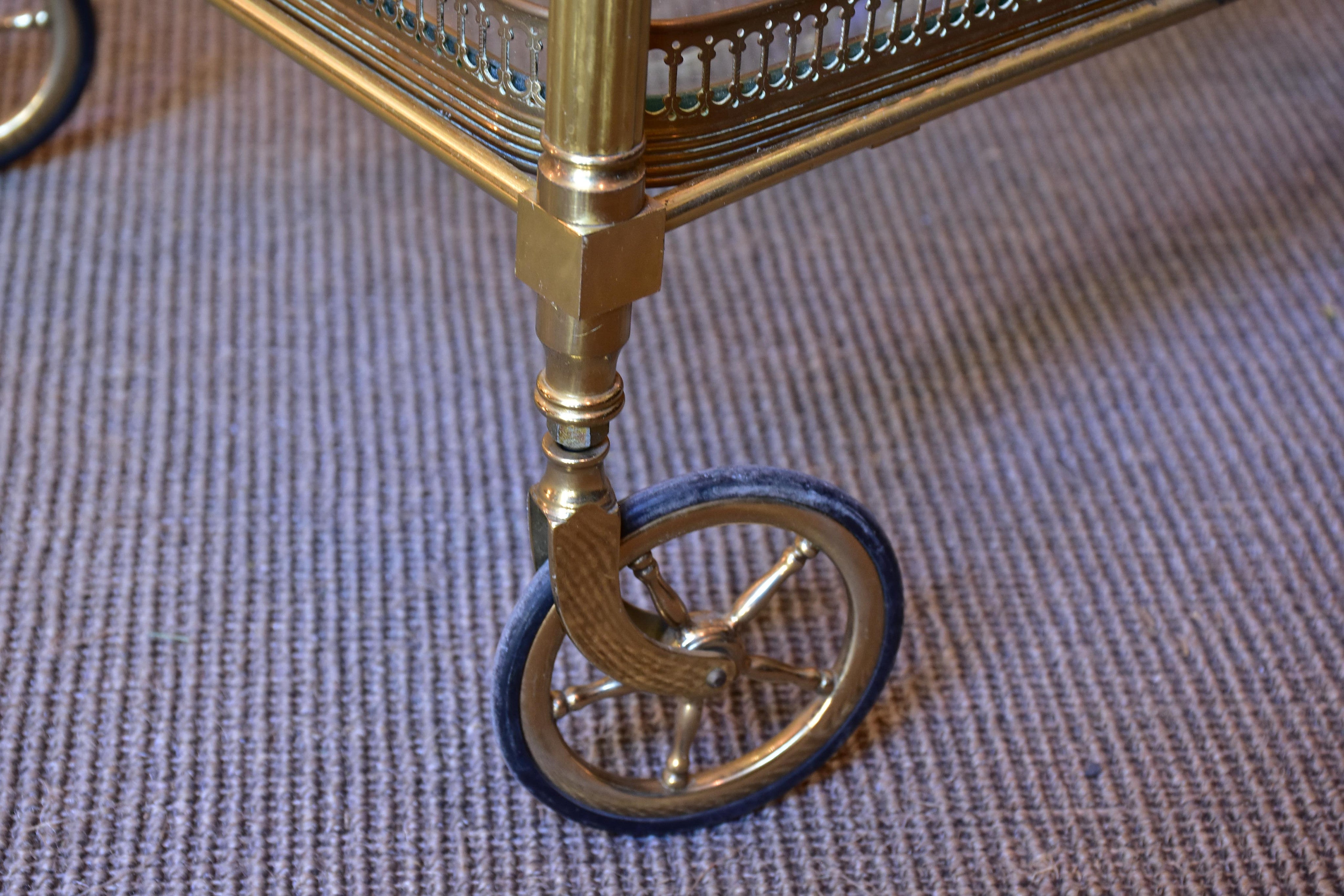 Mid-century French bar cart