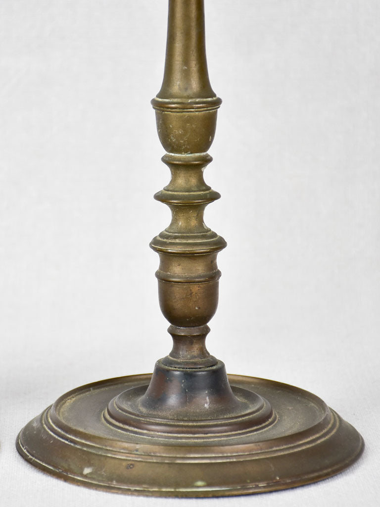 Classically designed 17th-century candlesticks