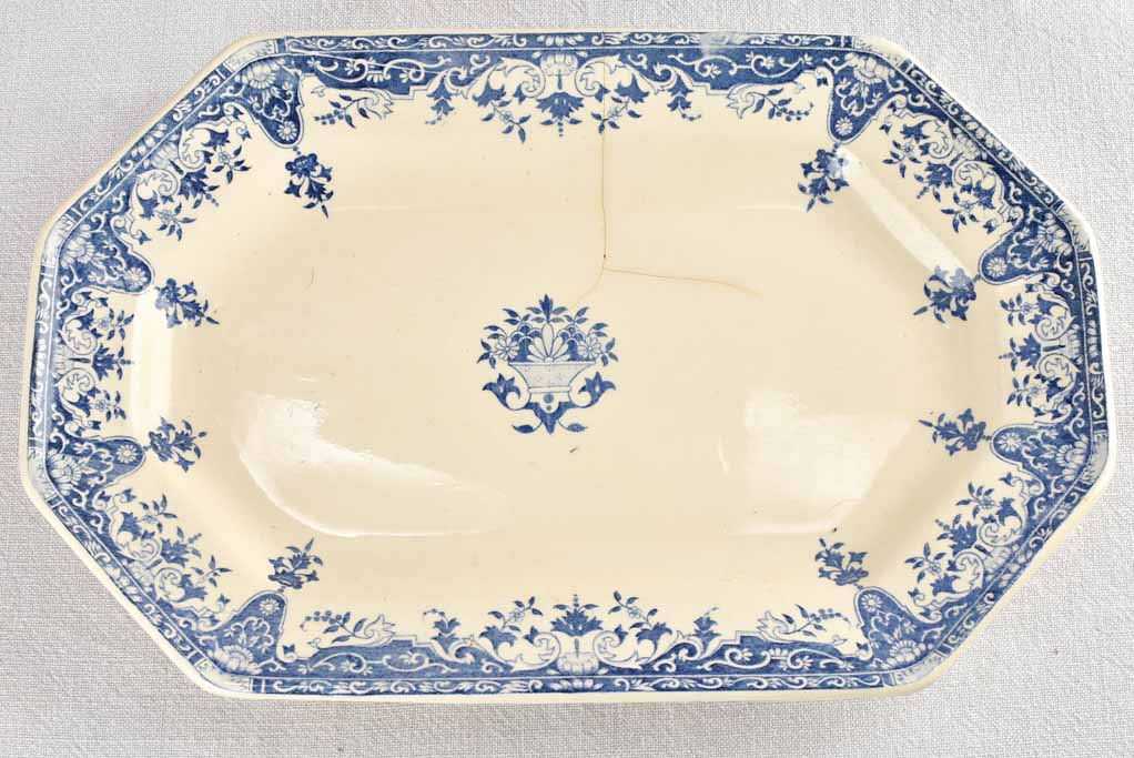 Blue & white Longchamp dinner service