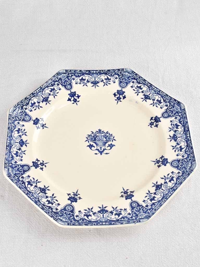 Blue & white Longchamp dinner service