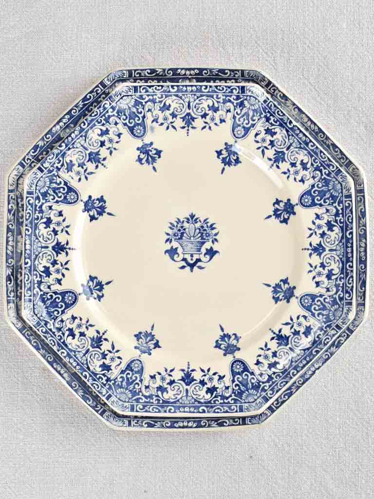 Blue & white Longchamp dinner service