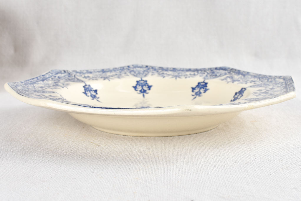 Blue & white Longchamp dinner service