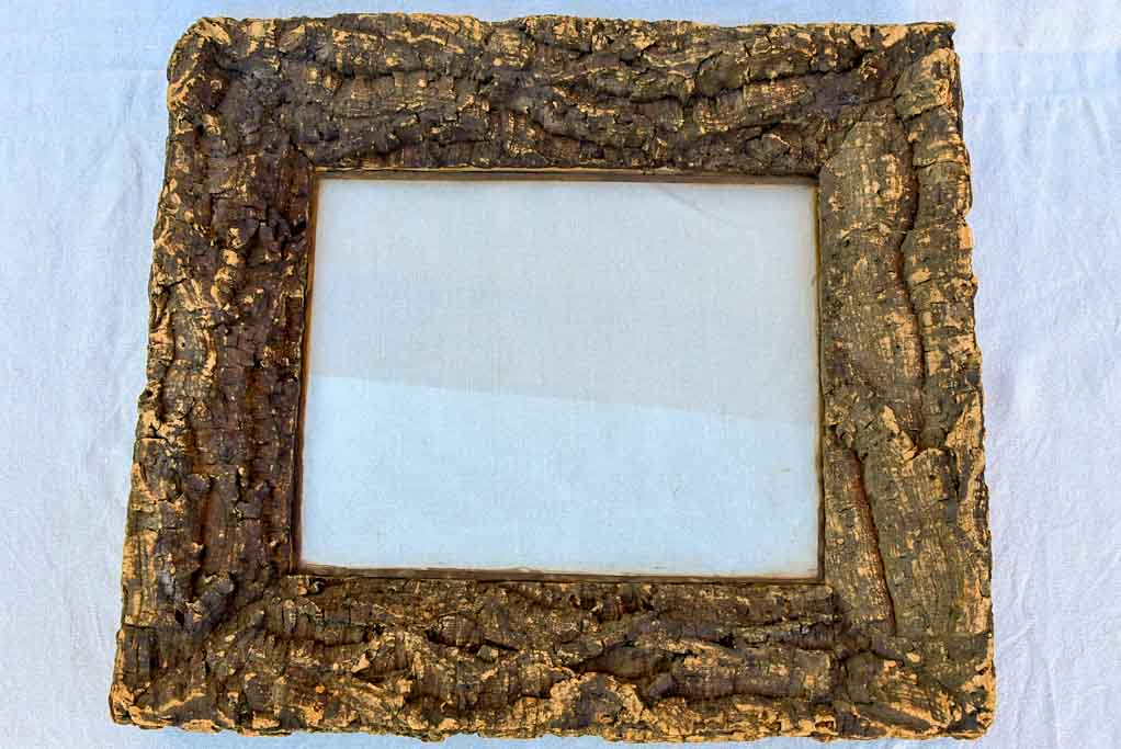 Antique French frame made from cork 22" x  24½"