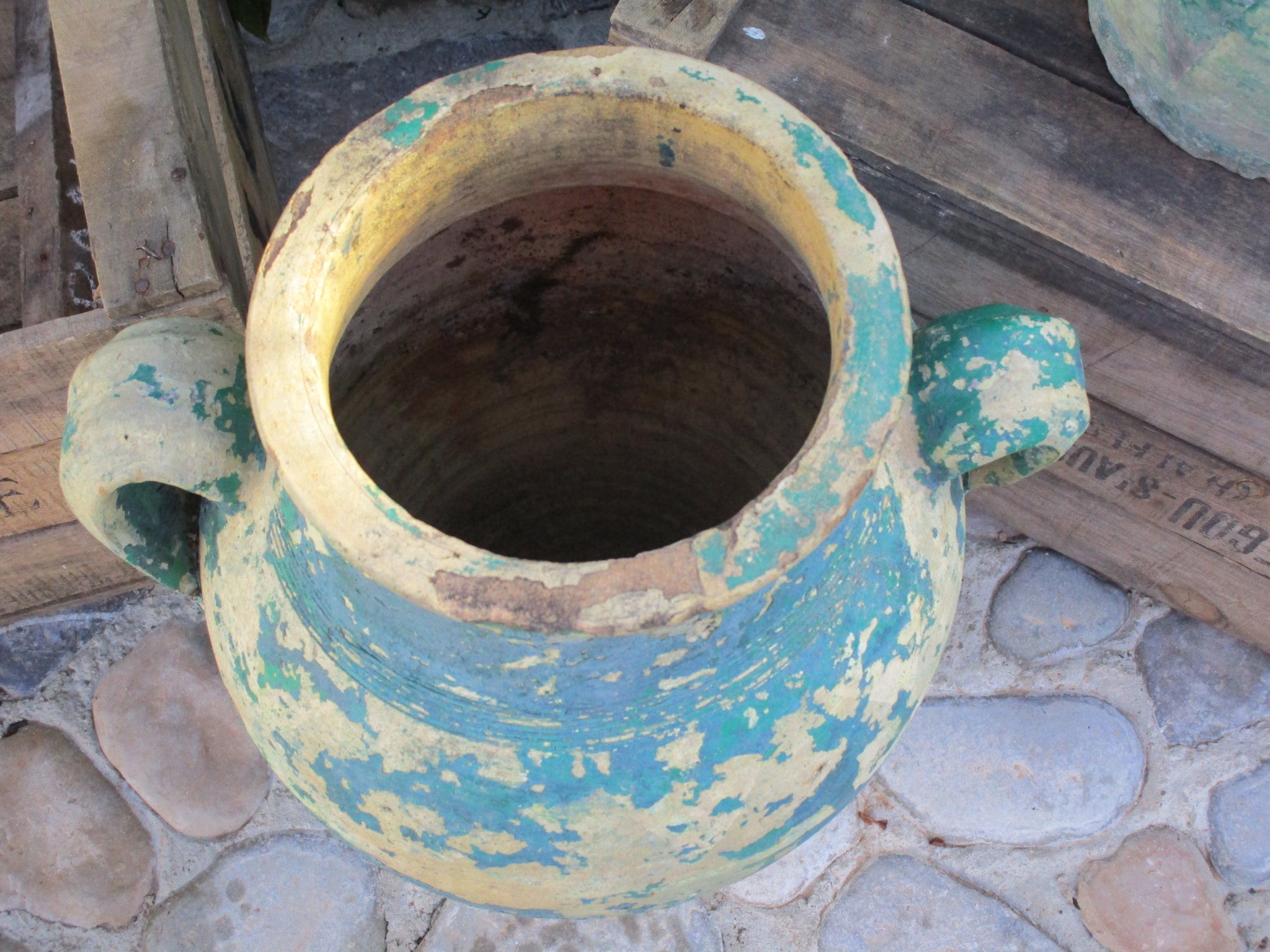 Pair of French amphora garden pots