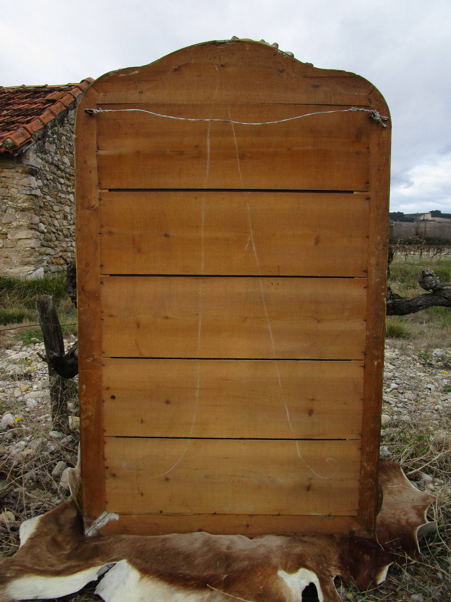 Louis XV style gilt mirror