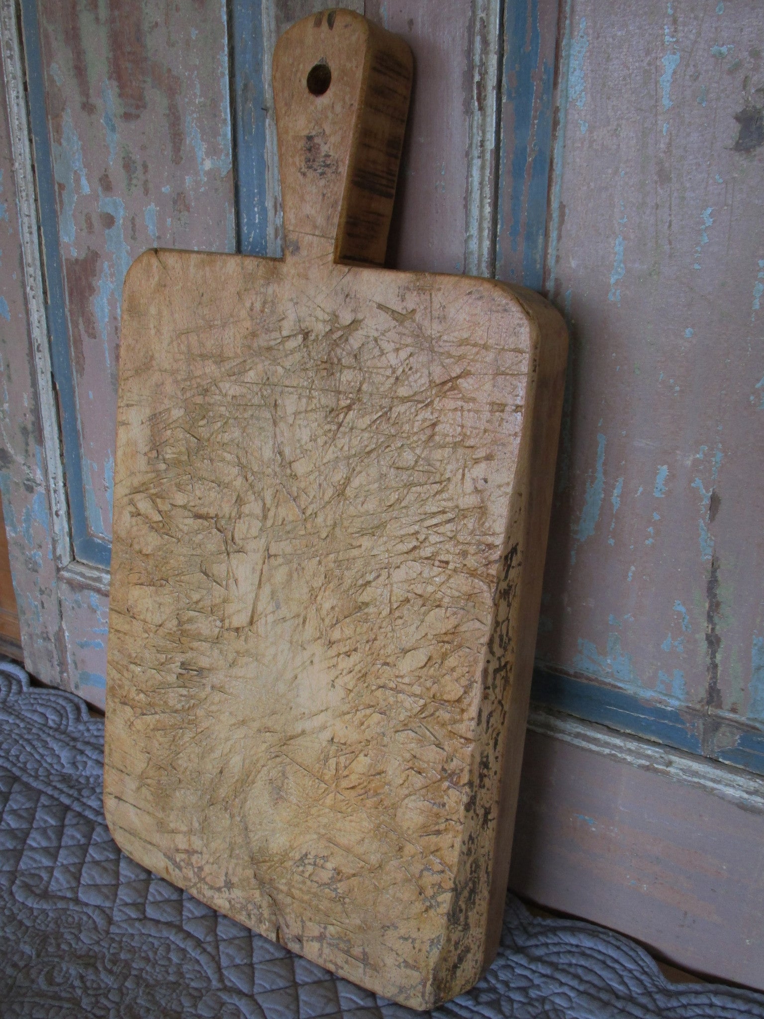 Chunky French cutting board rustic farmhouse