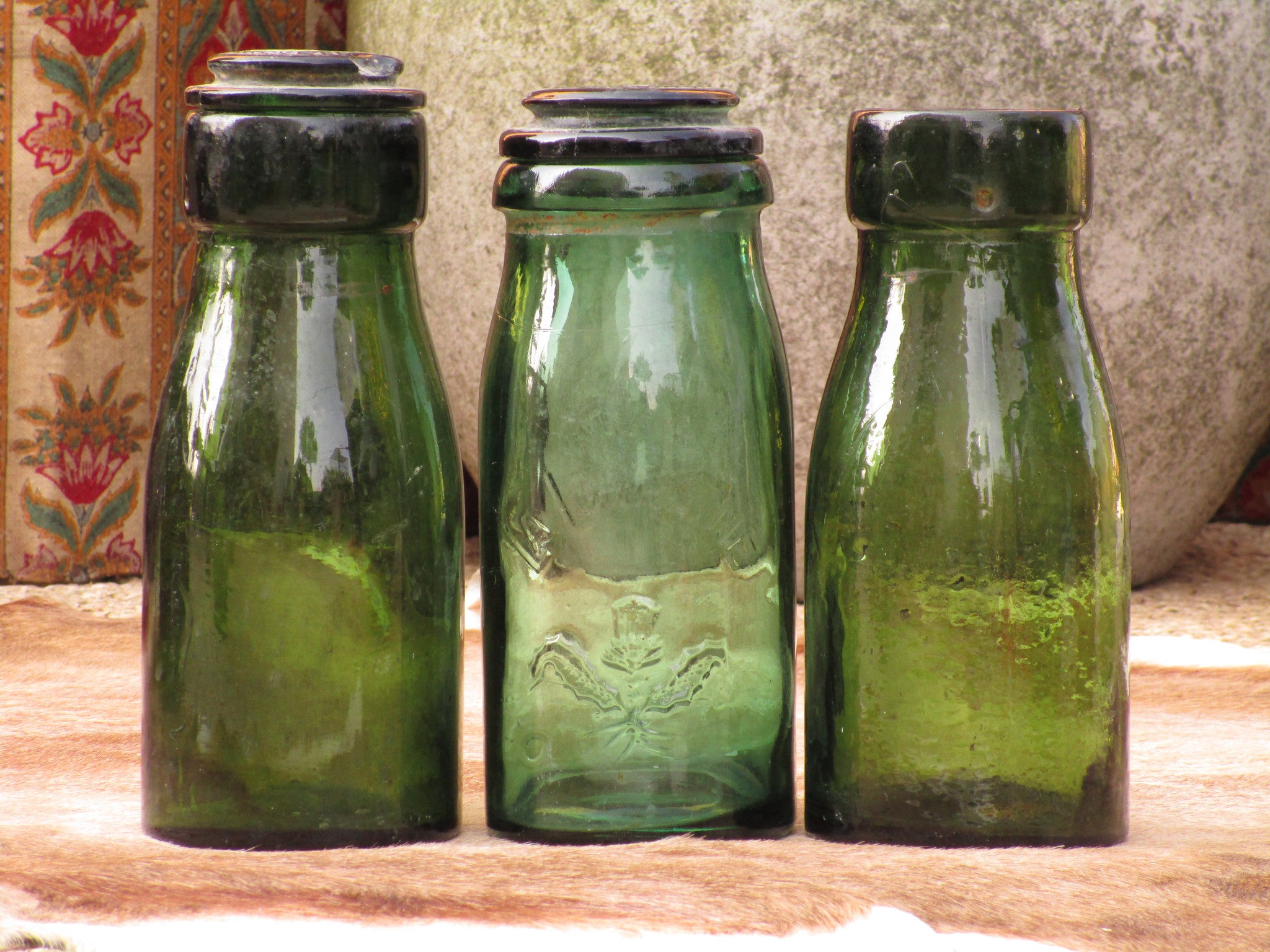 Circa 19th century French truffle jars to be used for vases