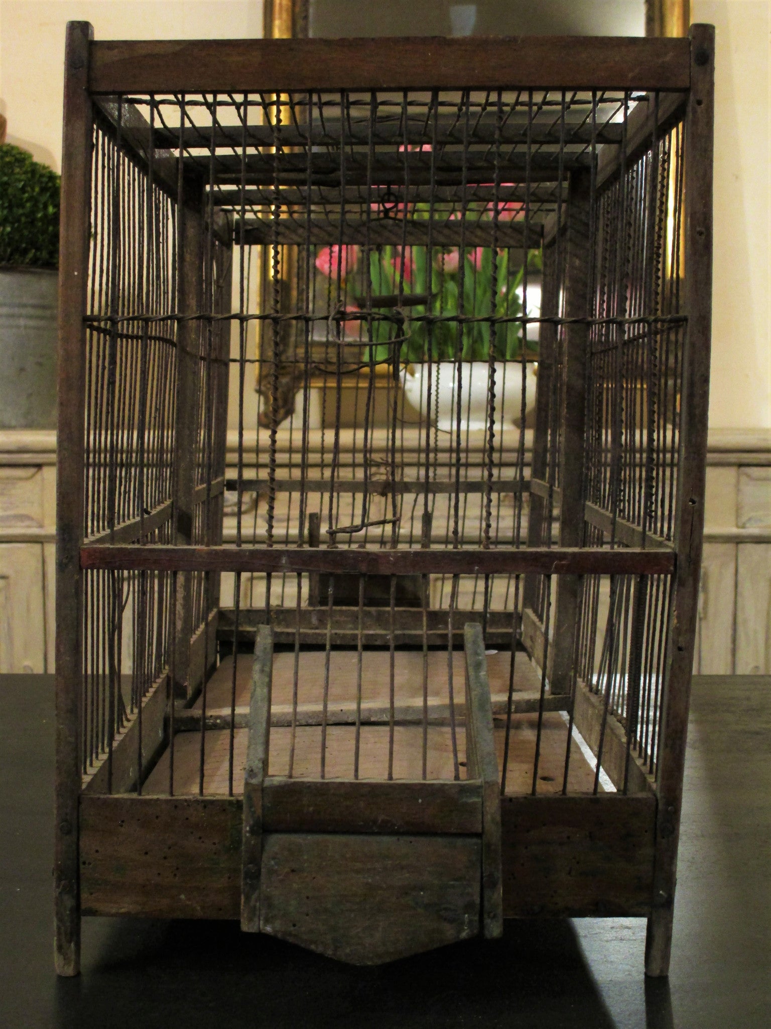 Circa 1940s French birdcage