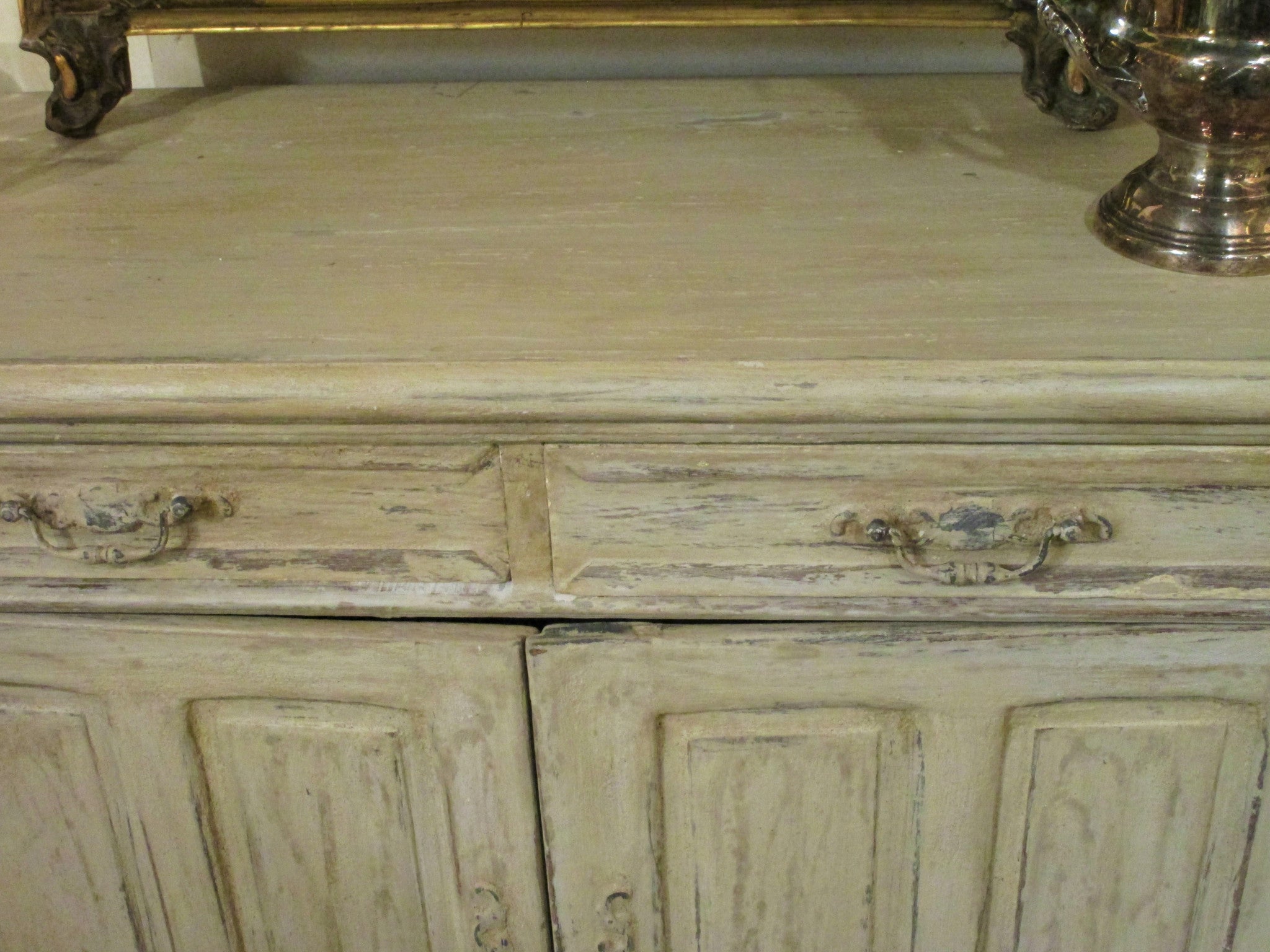 Large painted oak buffet