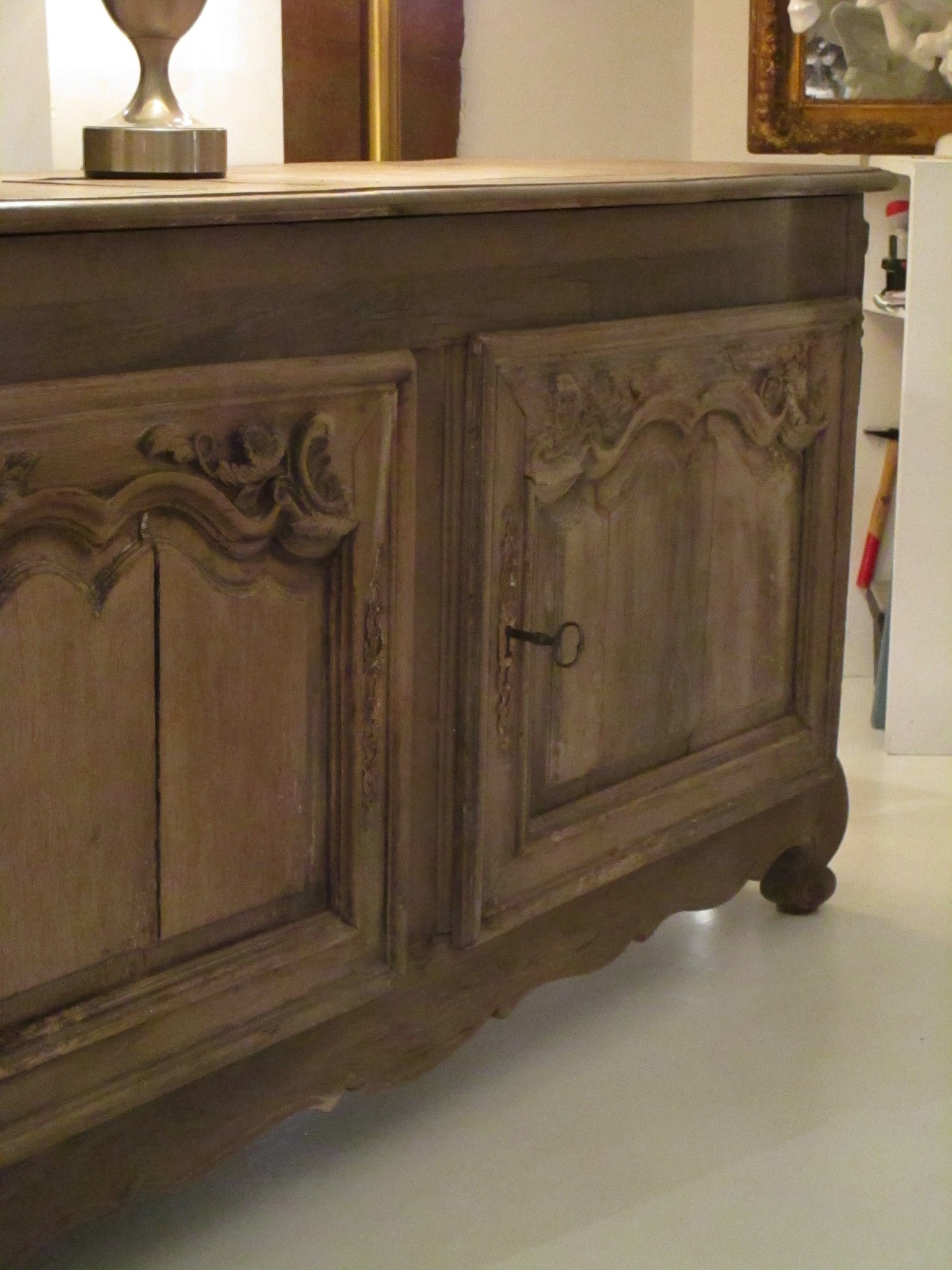 natural oak louis xiv buffet