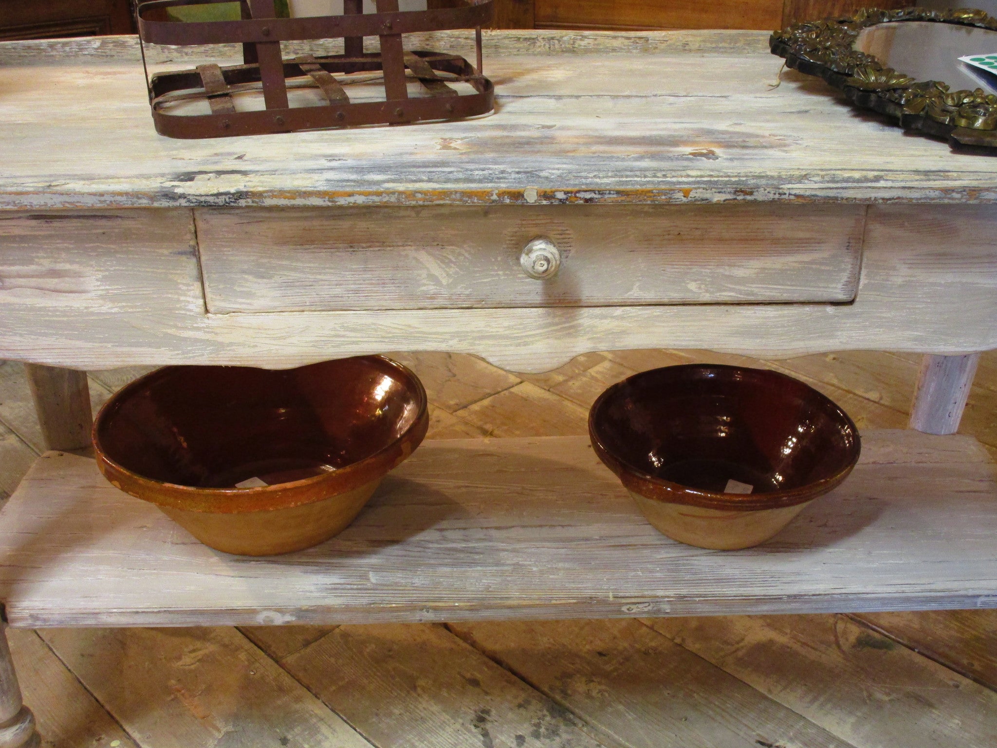 Rustic french painted table