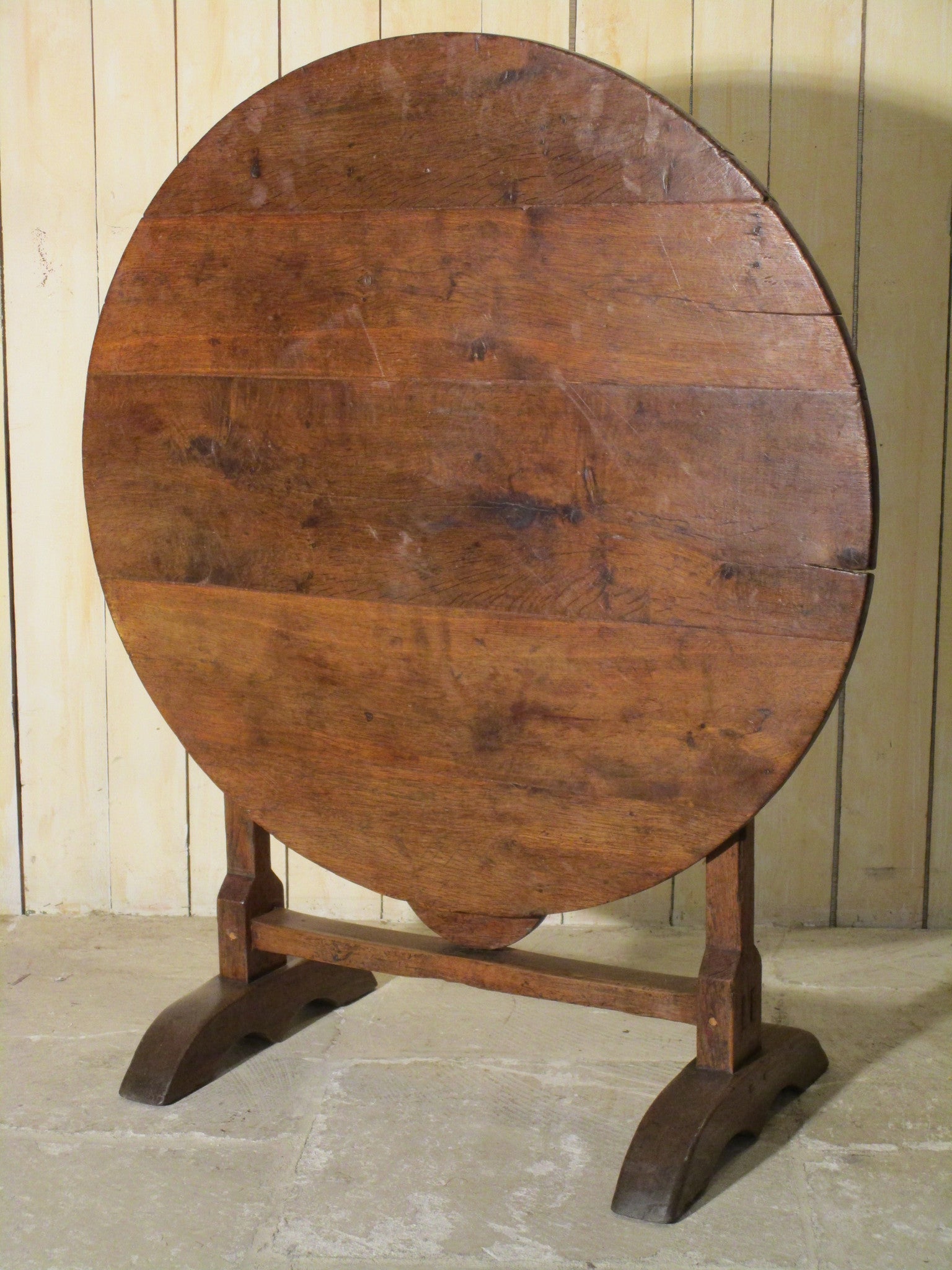 19th century French oak vigneron table