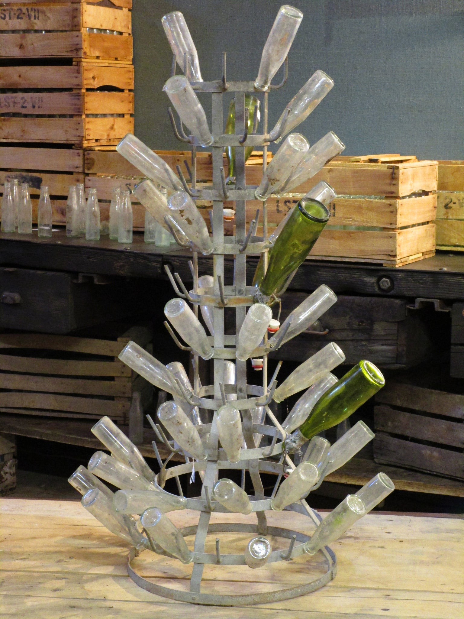 French bottle tree galvanized porcupine