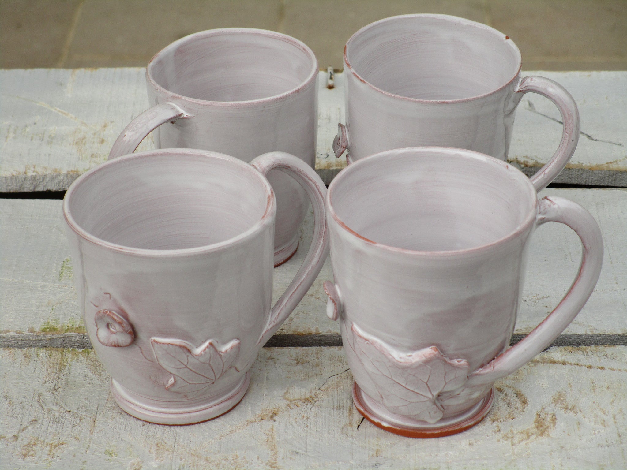 Exquisite, Rustic Hand-Thrown Pottery Coffee Set