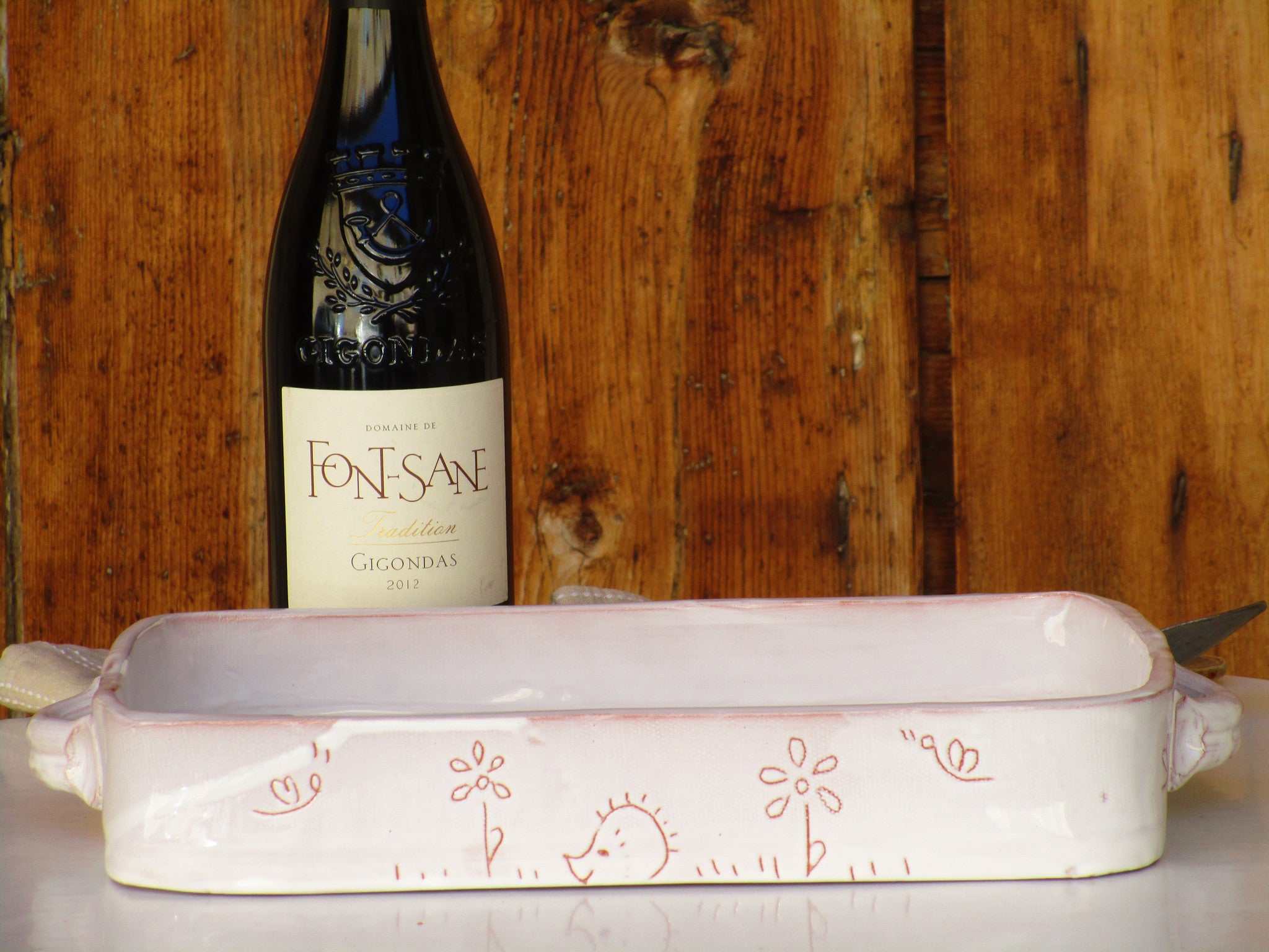 Child-friendly decorative baking dish Provence