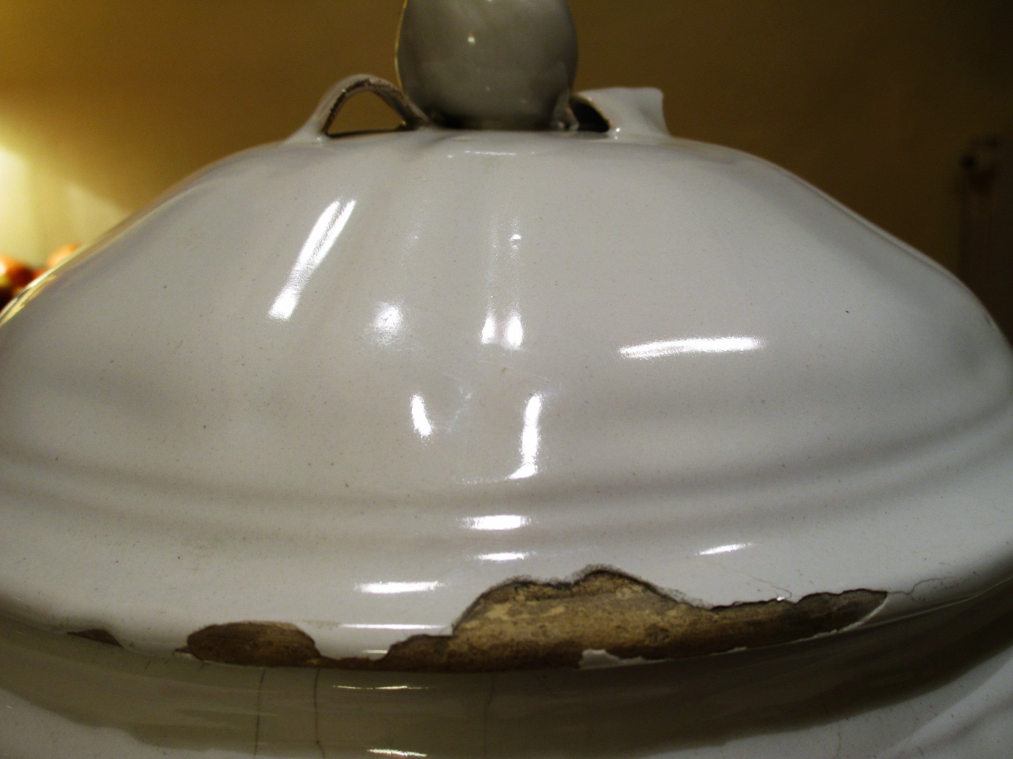 18th century French soup tureen - ironstone