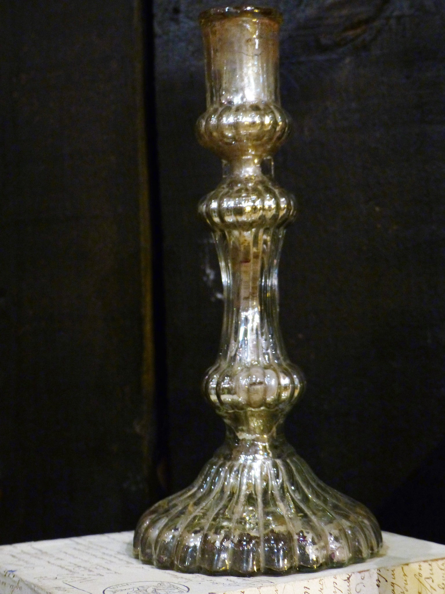 Church candlesticks, “l'argent de pauvre" - 3