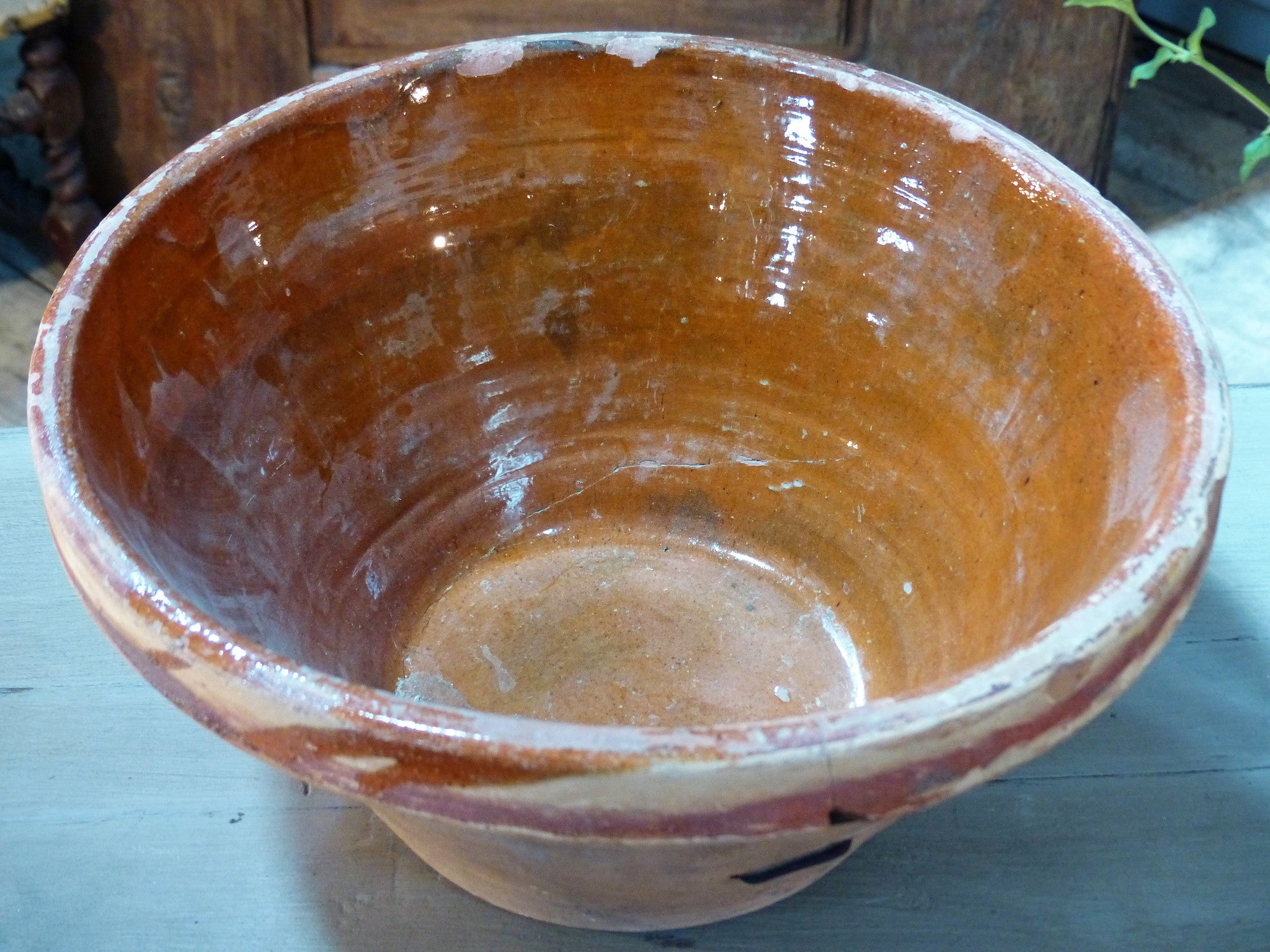 19th century French provincial confit bowl