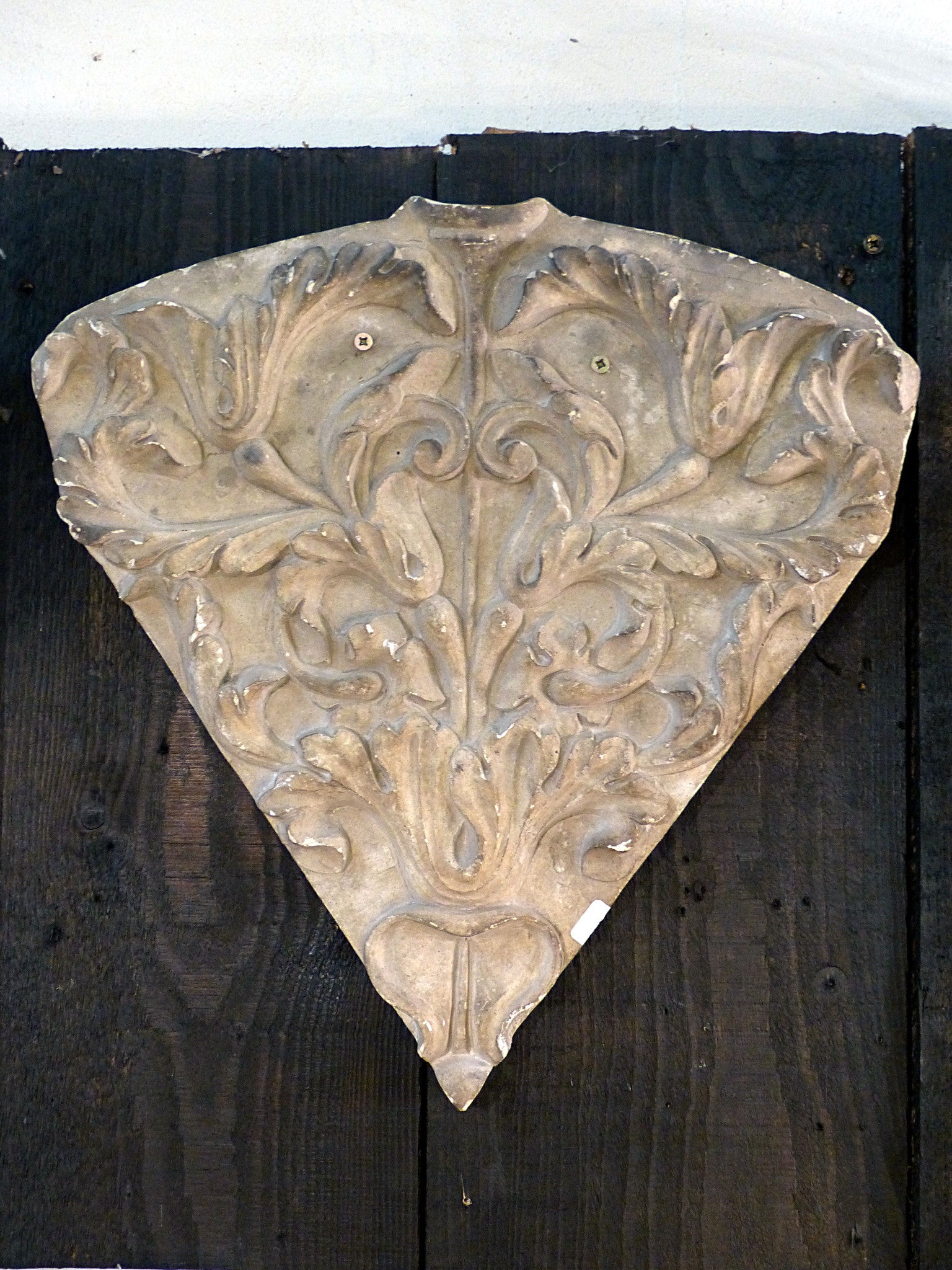 Plaster moulding from French architecture school collectible