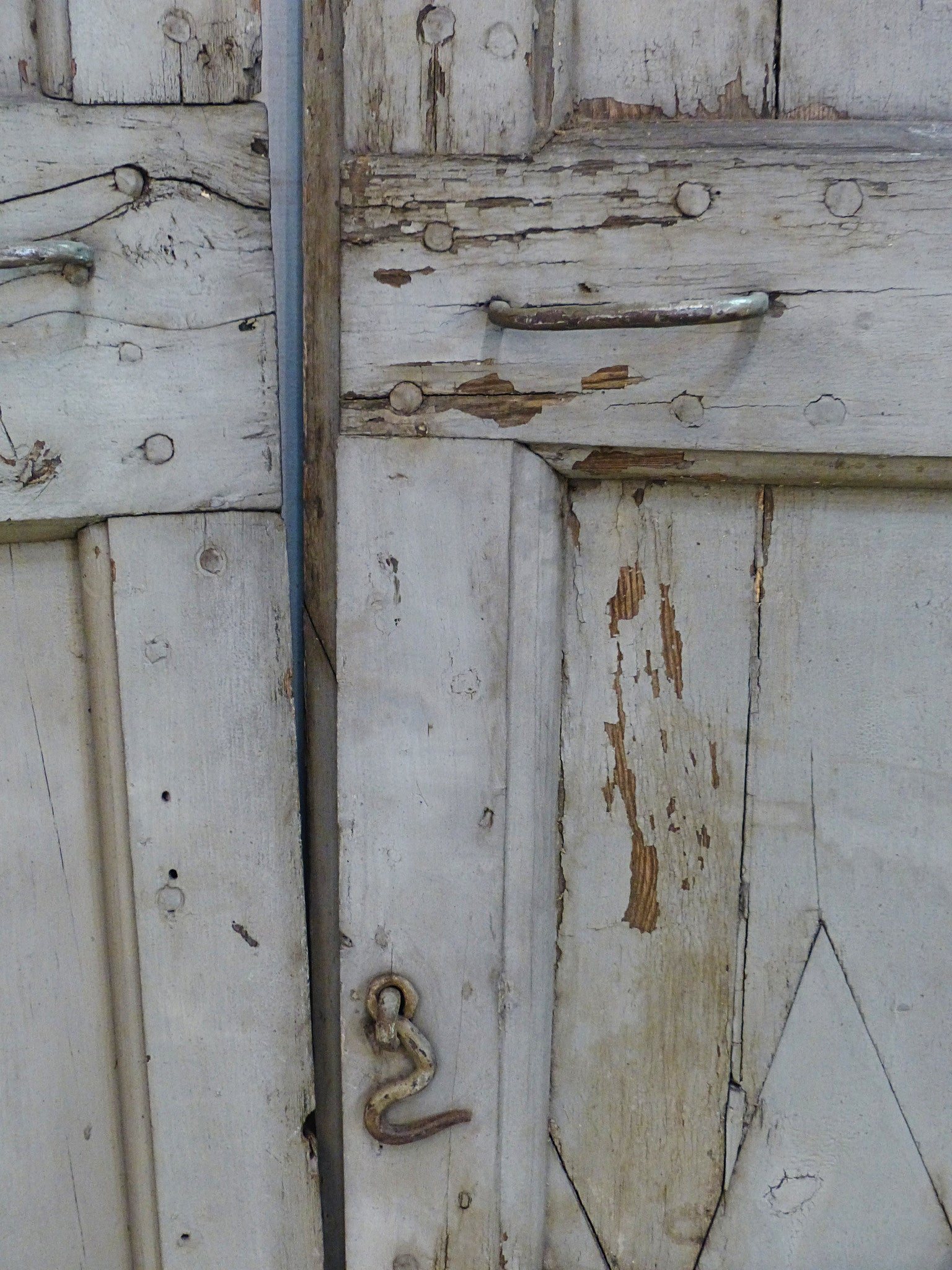 Rustic shutters, late-18th-century - pair