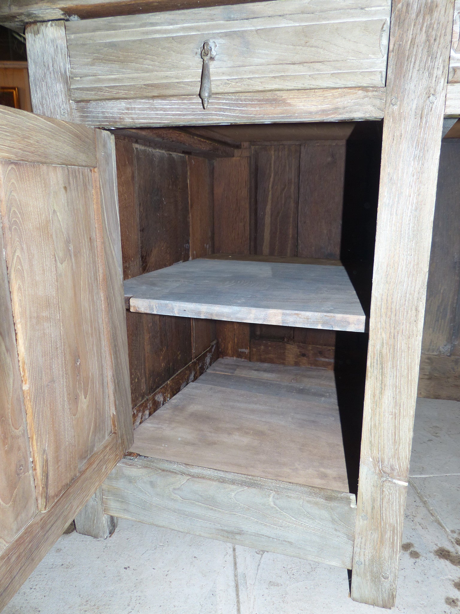 Rustic 17th century French oak desk