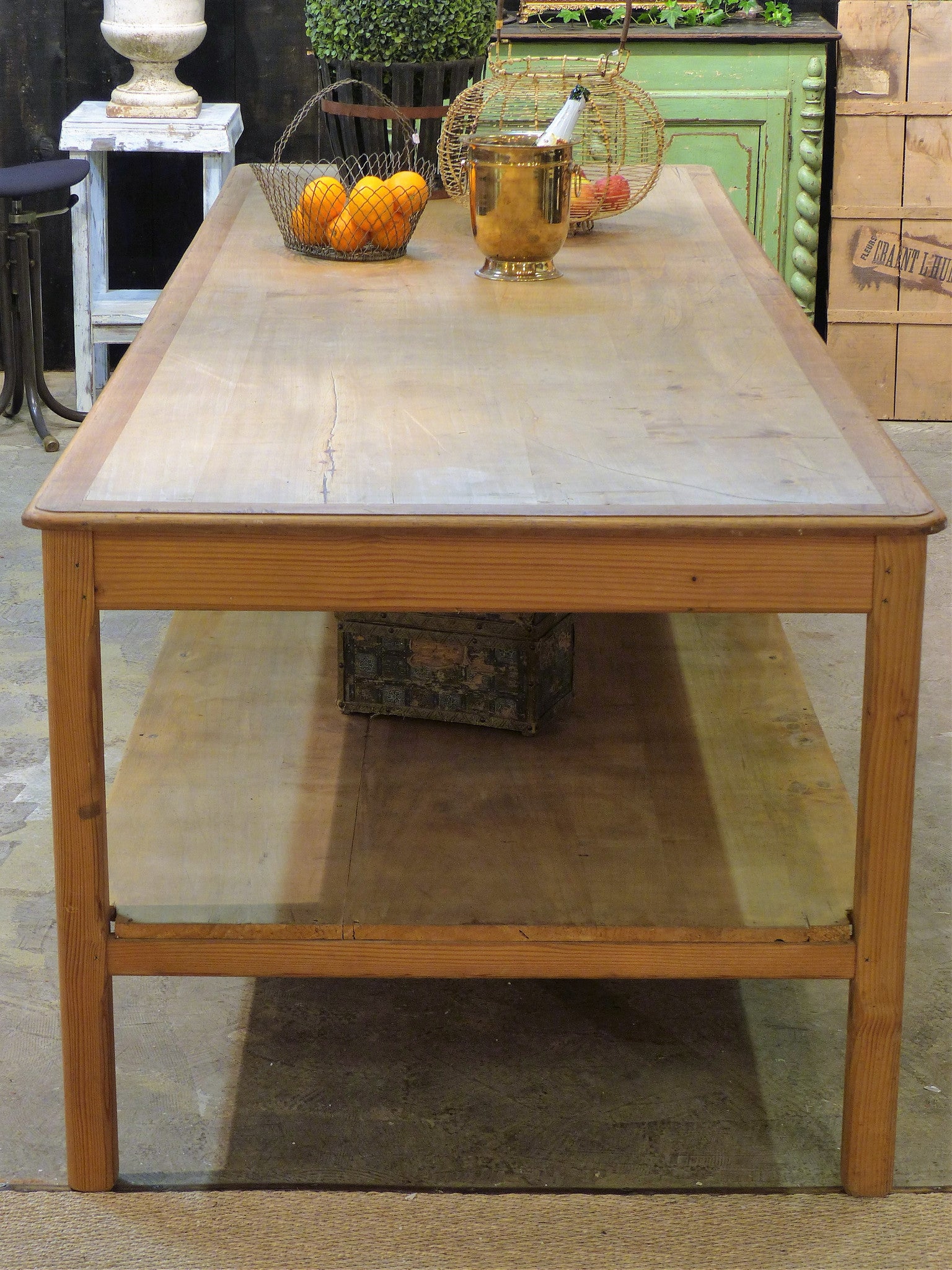 Large French draper’s table –  circa 1900’s