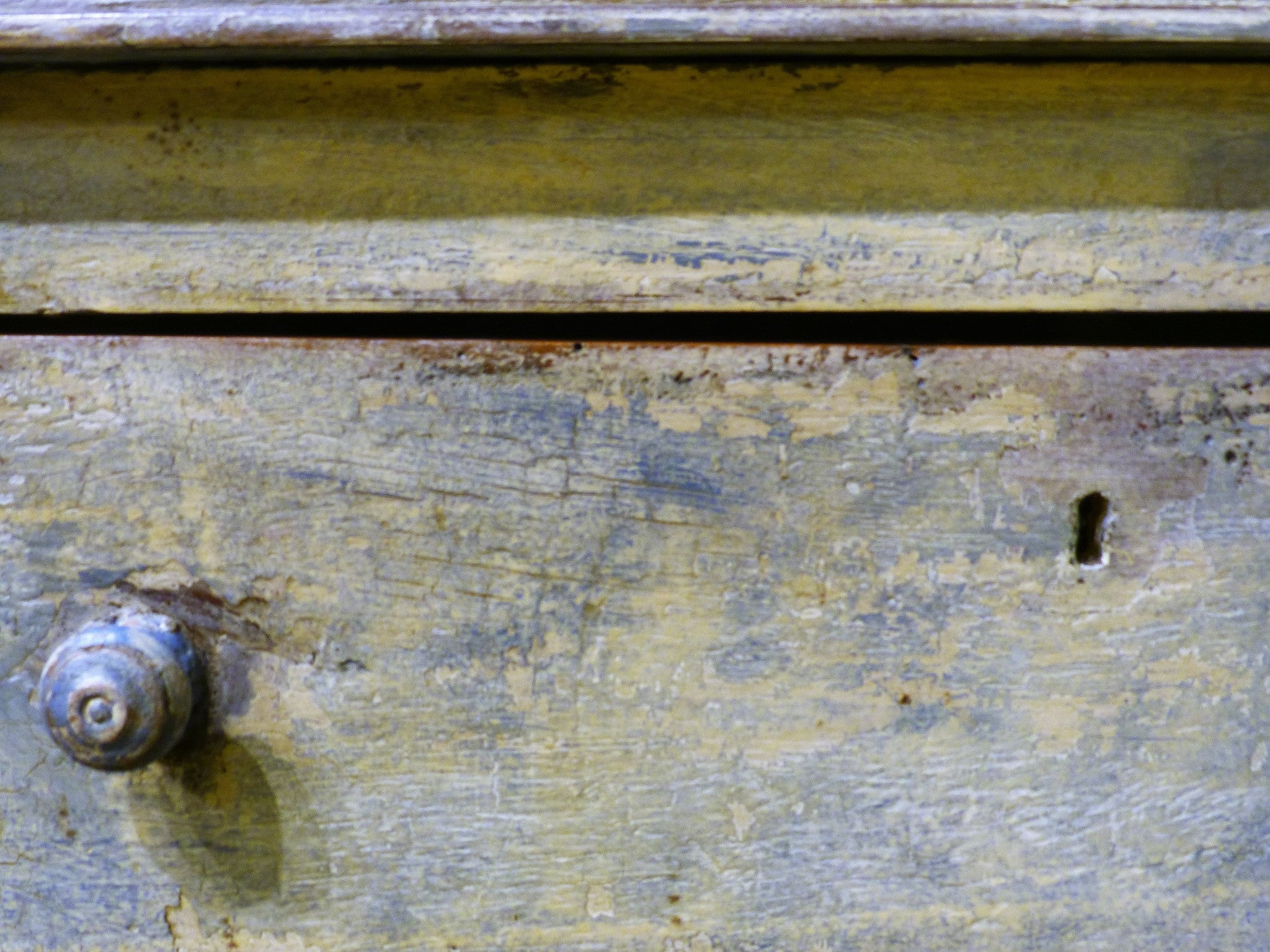 French buffet, blue-grey, late-19th-century