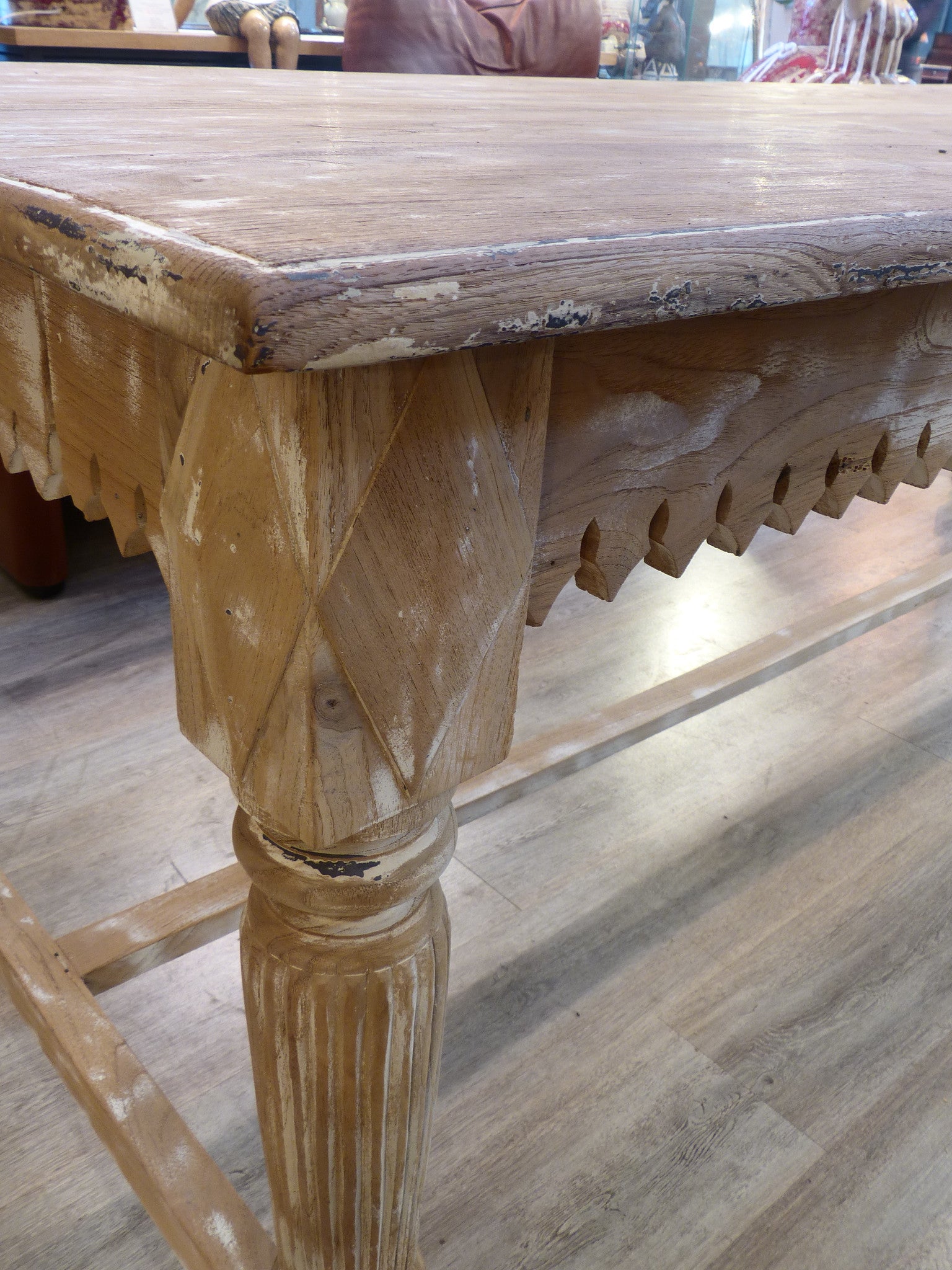 Extra-large French butcher’s table – 19th century