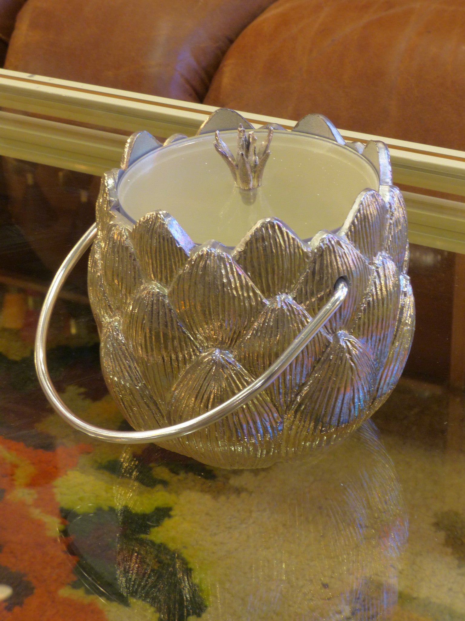 Ice bucket (Freddo Therm) Swiss artichoke, 1970s