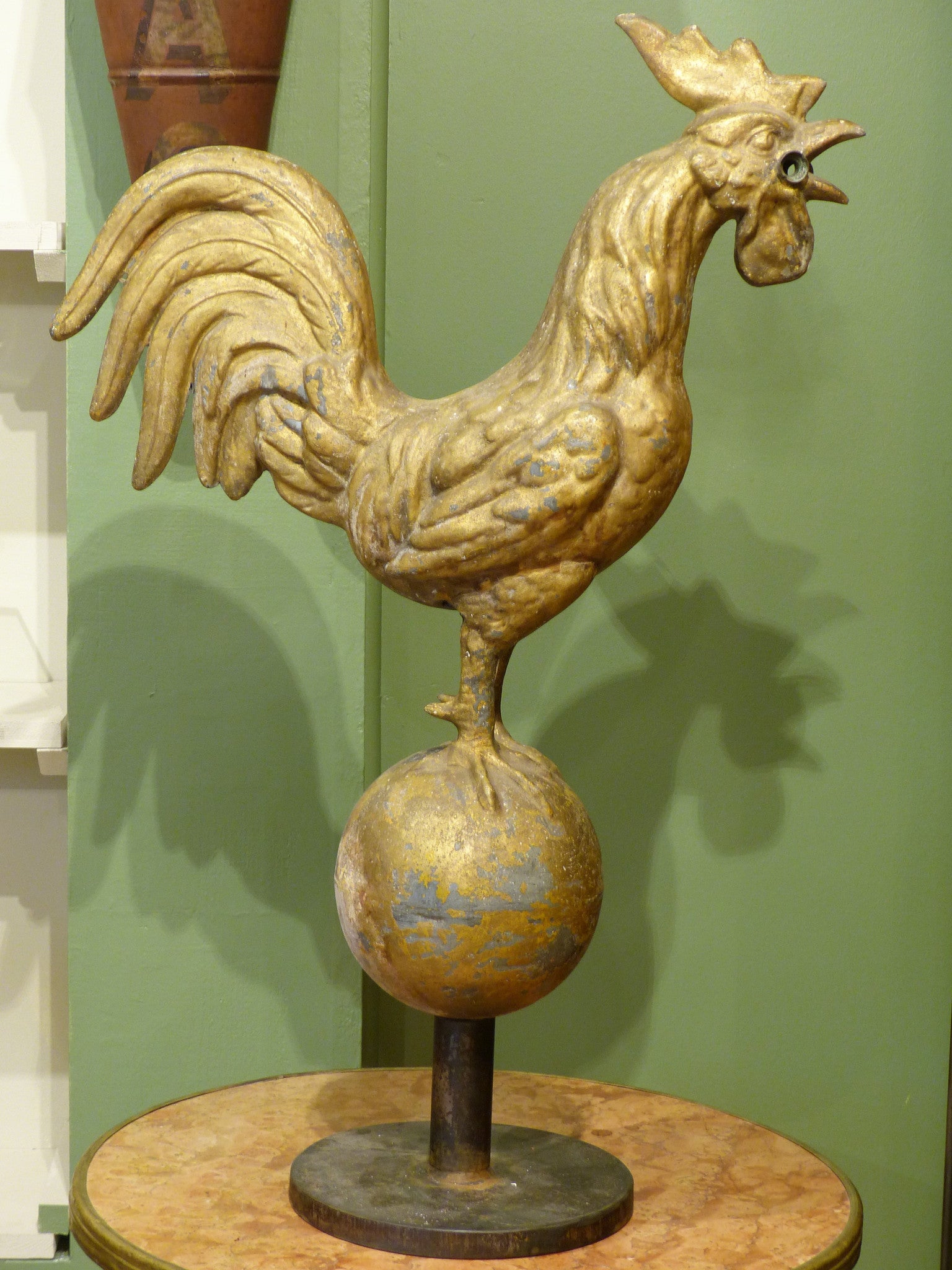 19th century French weathervane rooster