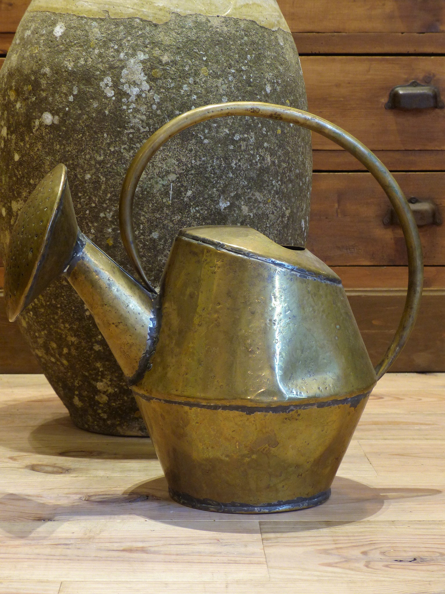 Rustic French watering can