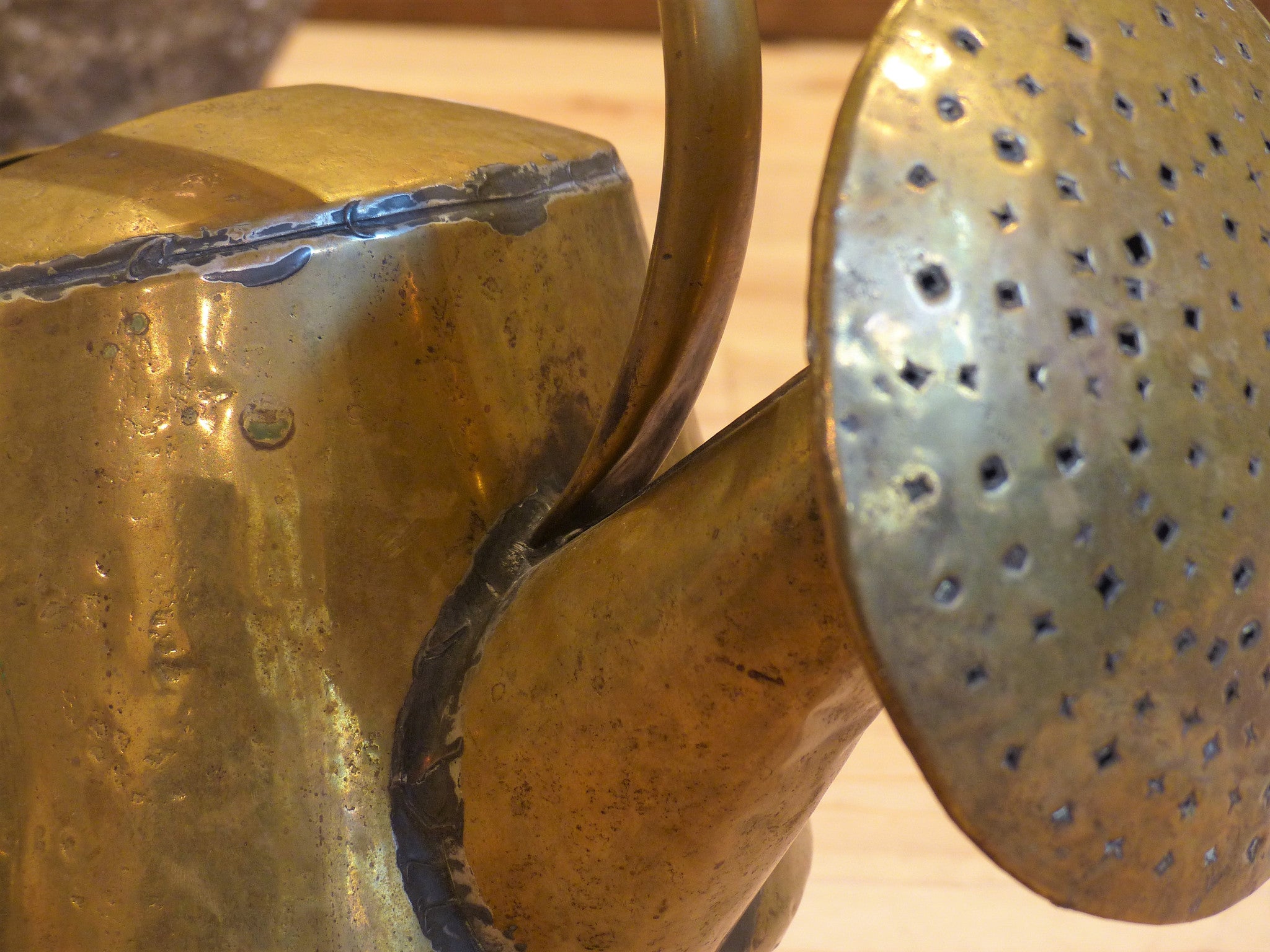 Rustic French watering can