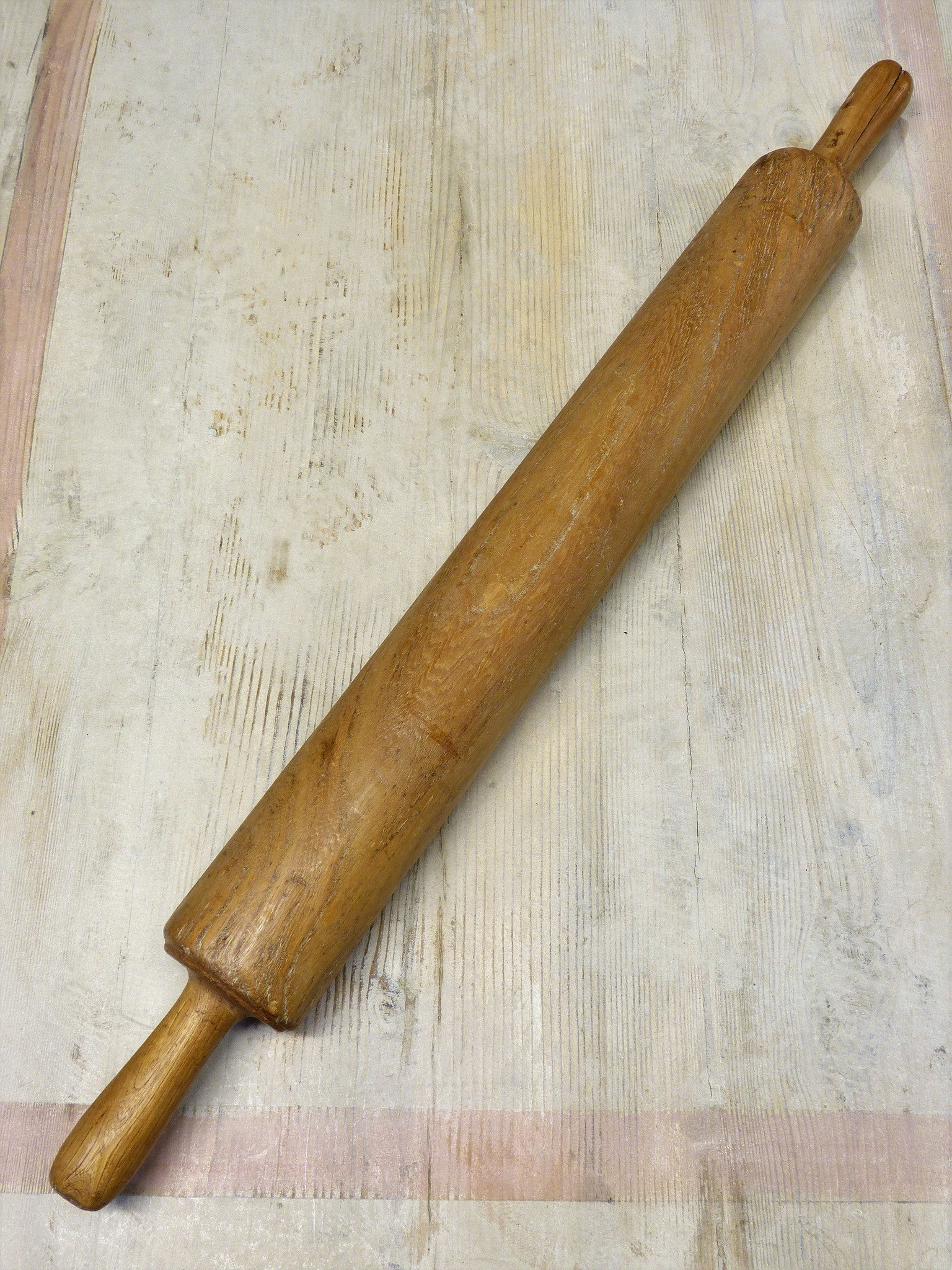 Extra large 19th century French rolling pin