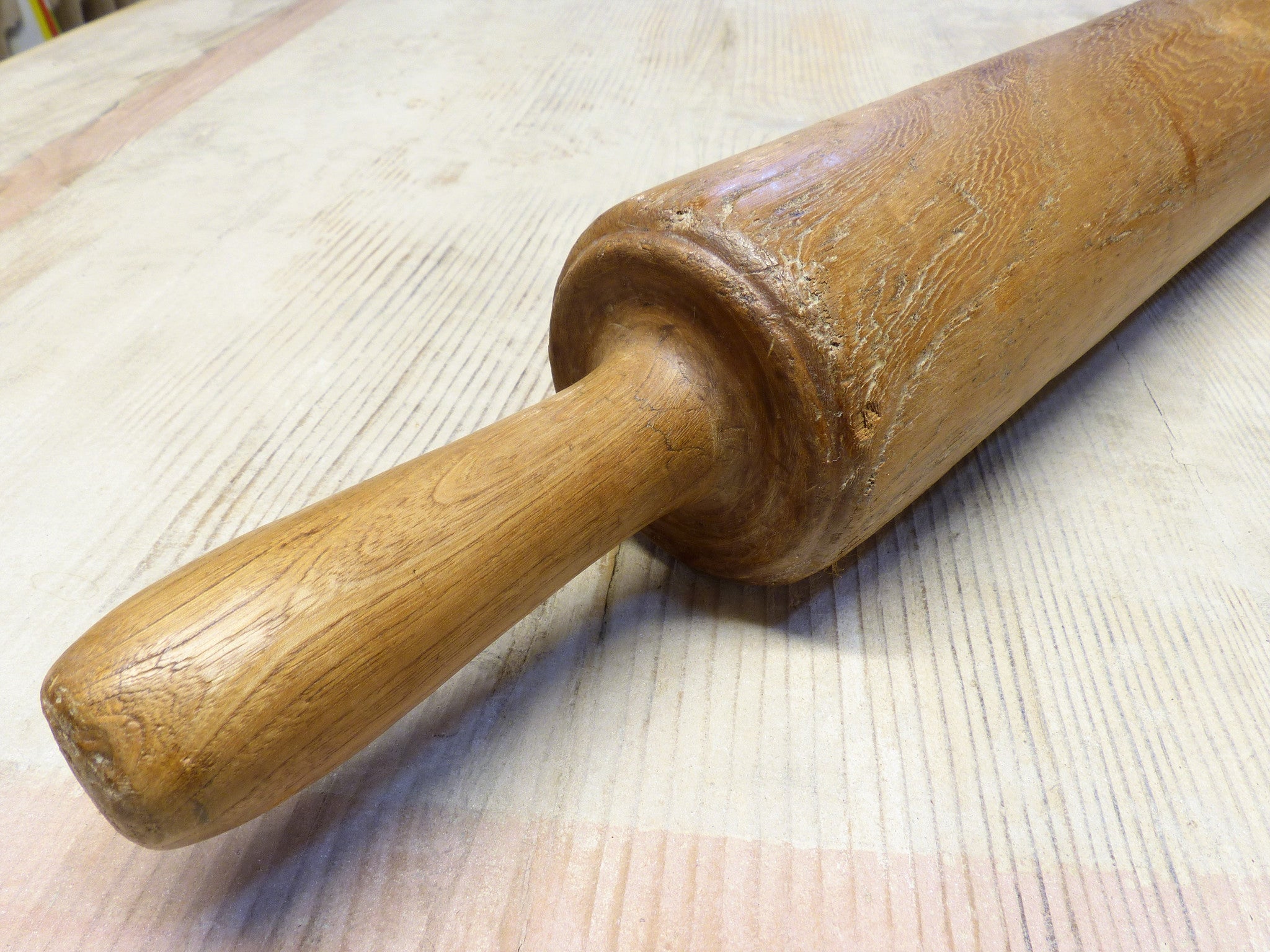 Extra large 19th century French rolling pin