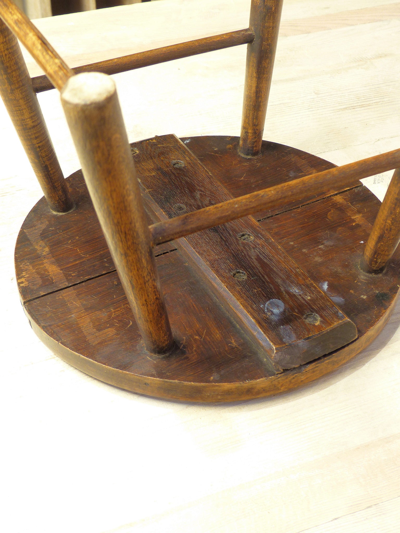 Small French farm stool - 1940's