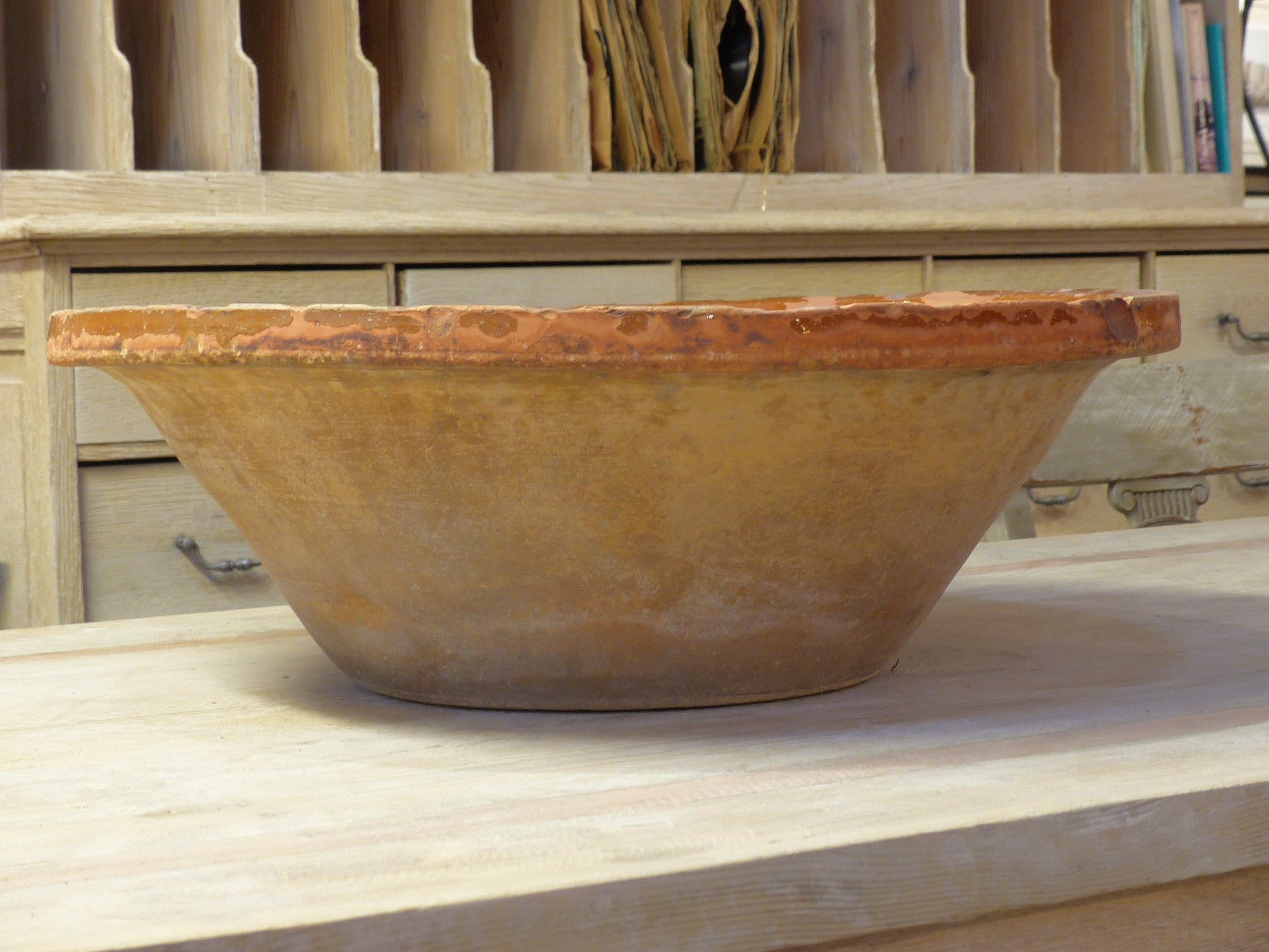 Extra large Provençal preserving bowl