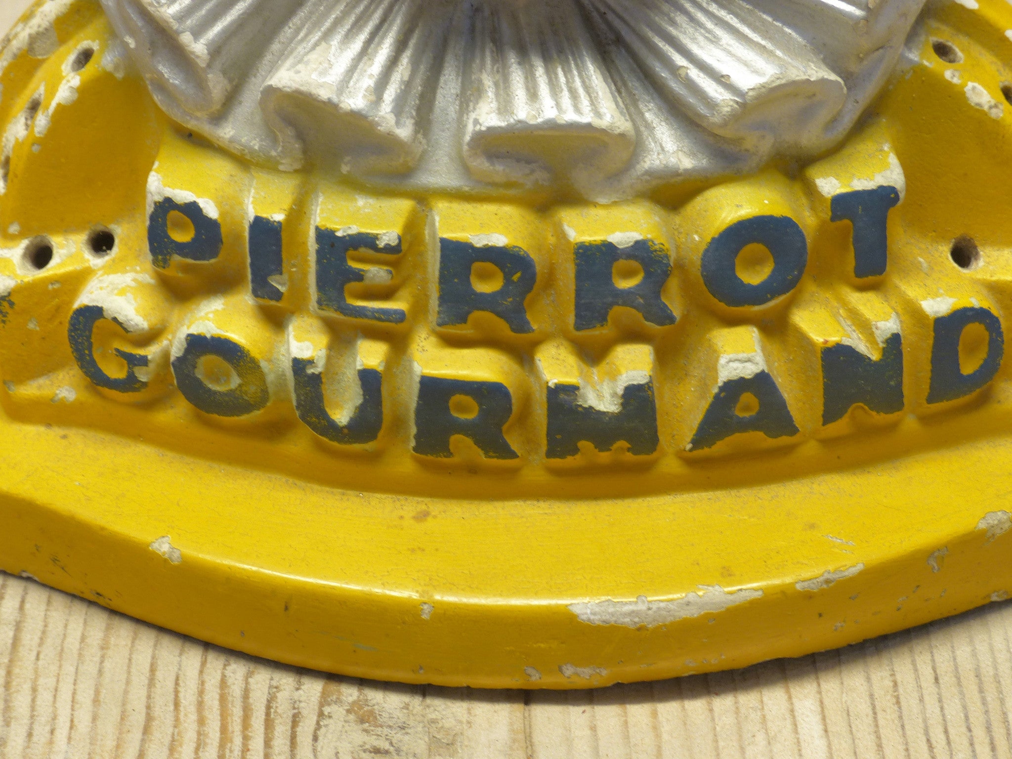 19th century Pierrot Gourmand plaster lollipop stand